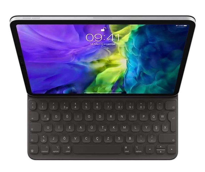 11 inç iPad Pro (3. nesil) ve iPad Air (5. nesil) Smart Keyboard Folio Türkçe F Klavye MXNK2TU/A