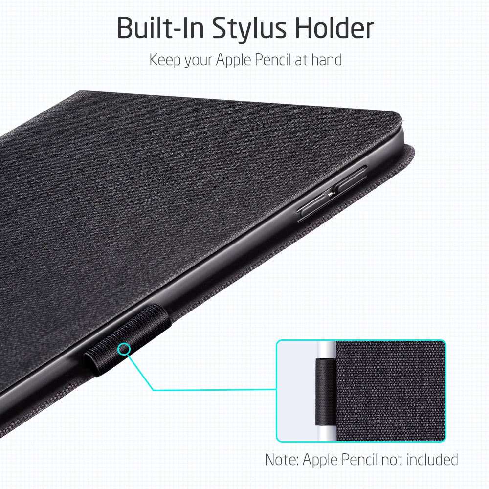 ESR iPad 10.2 (9.nesil) Kılıf Simplicity Holder Black