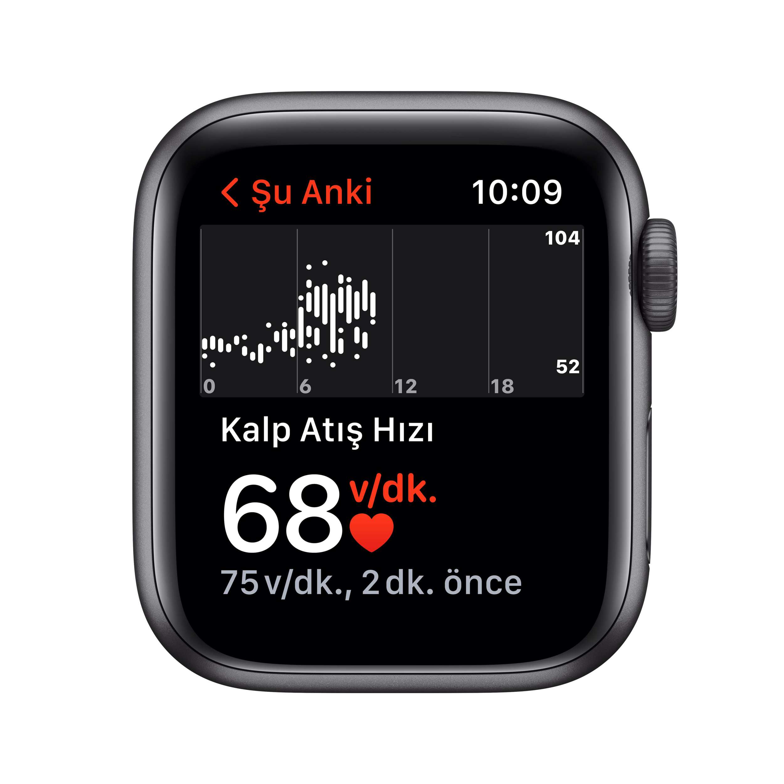 Apple Watch SE GPS 40mm Uzay Grisi Alüminyum Kasa - Gece Yarısı Spor Kordon MKQ13TU/A