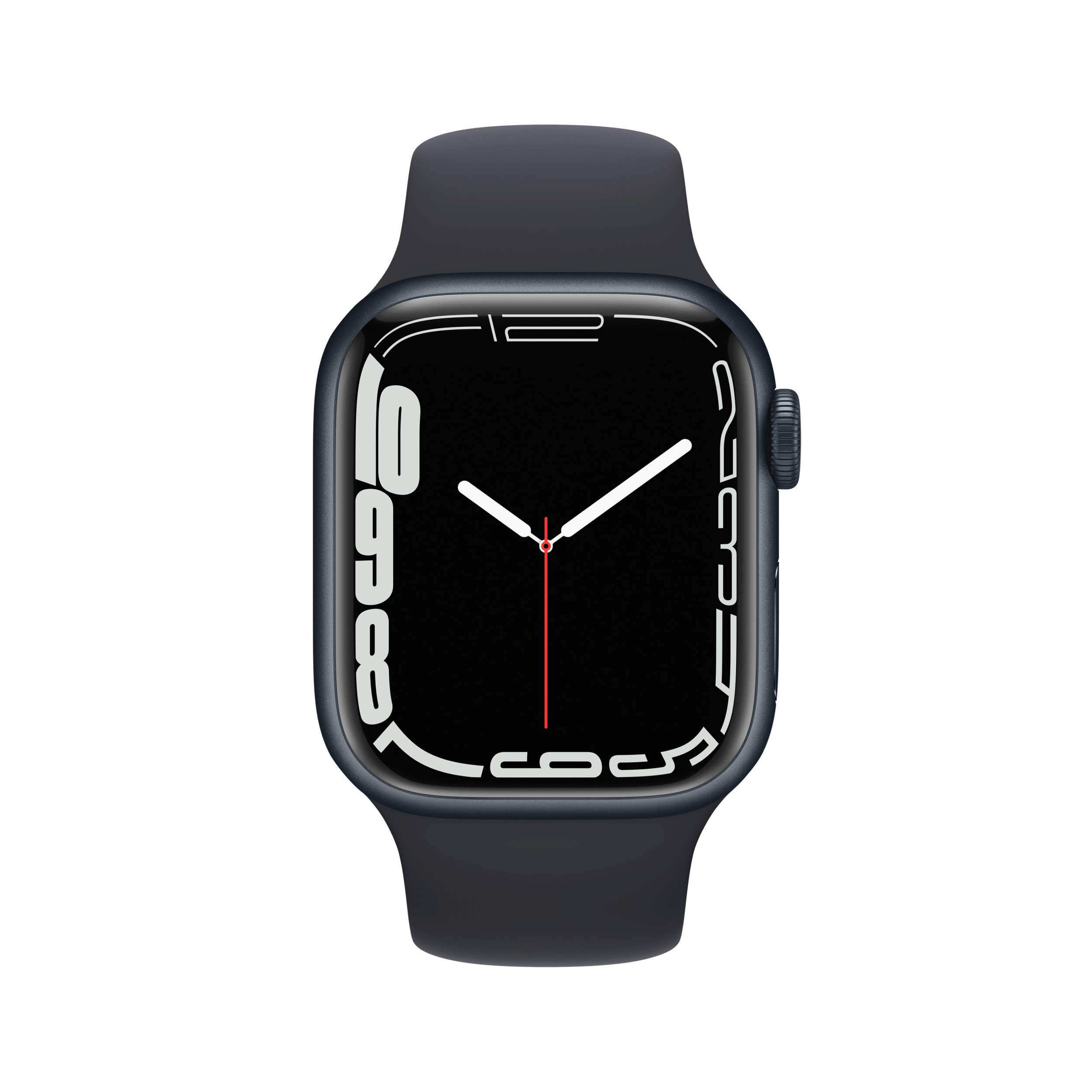 Apple Watch Series 7 GPS 41mm Uzay Grisi Alüminyum Kasa - Gece Yarısı Spor Kordon MKMX3TU/A