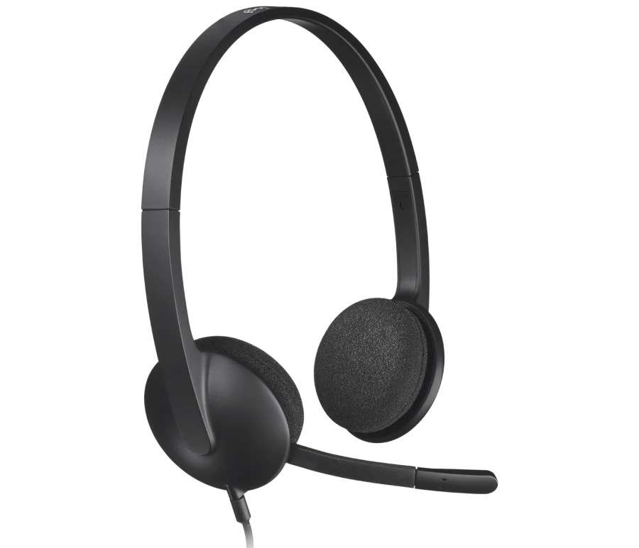 Logitech H340 USB Gürültü Önleyici Mikrofonlu Kablolu Kulaklık Siyah 981-000475