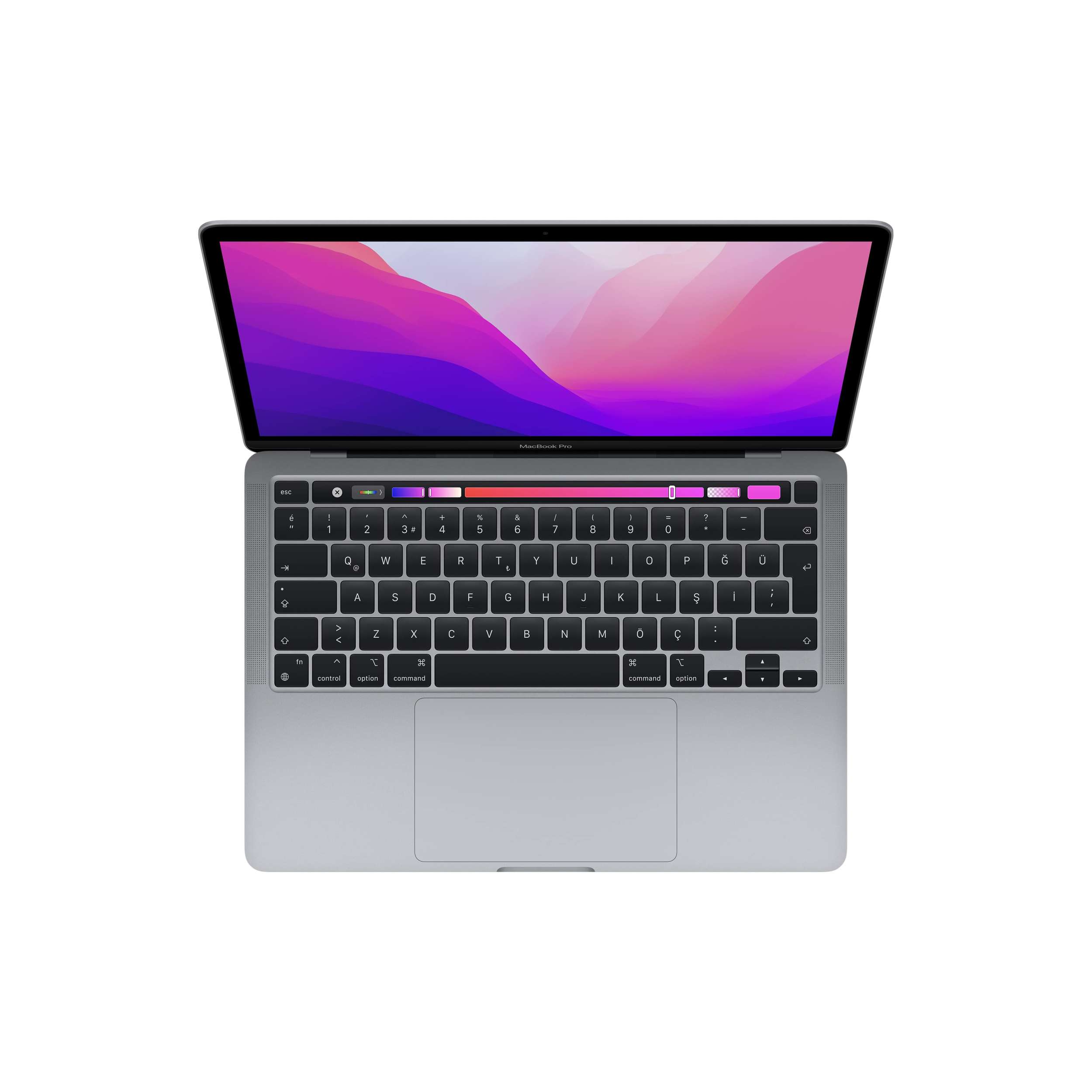 MacBook Pro 13.3 inc M2 8CPU 10GPU 8GB 512GB SSD Uzay Grisi MNEJ3TU/A