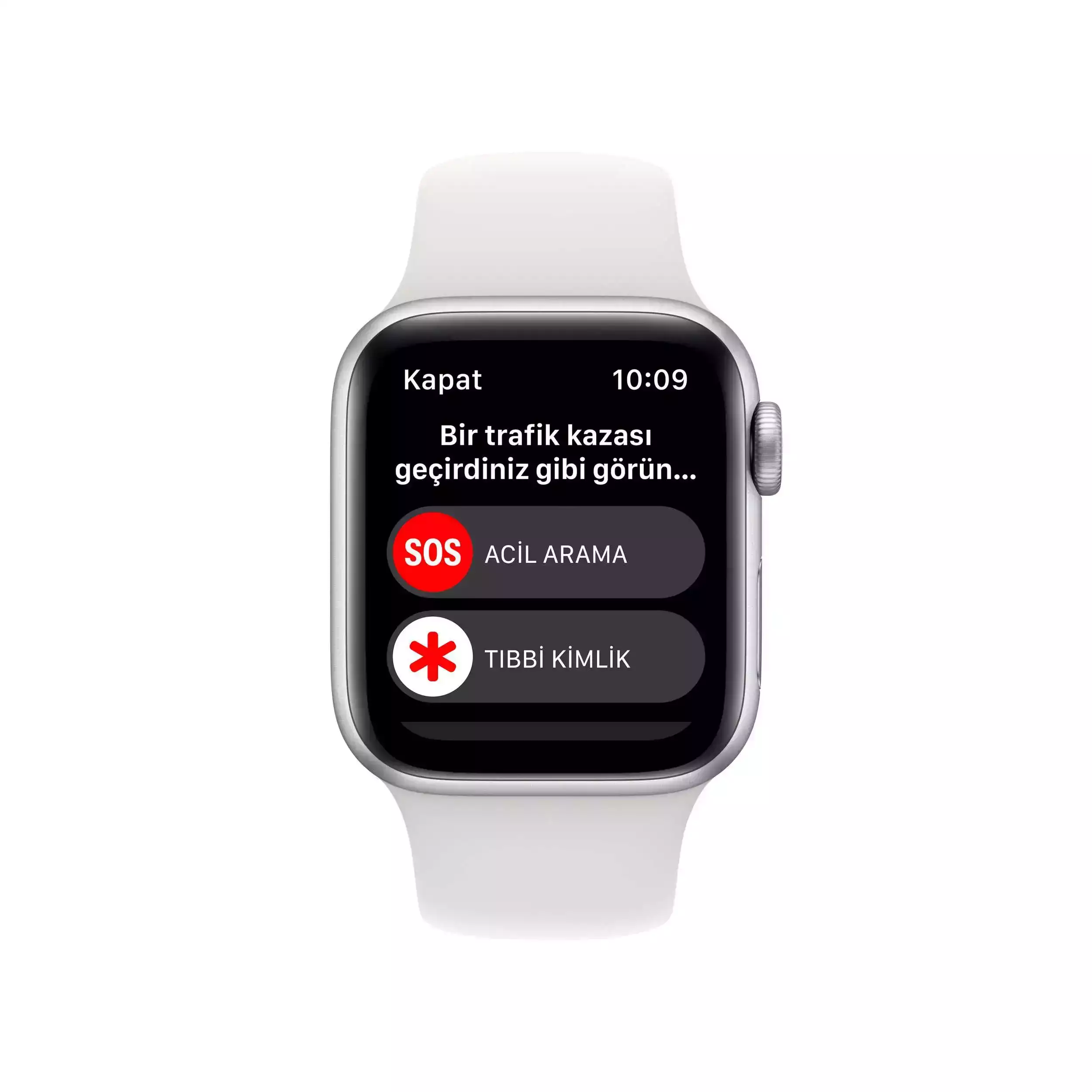 Apple Watch SE GPS + Cellular 40mm Gümüş Alüminyum Kasa - Beyaz Spor Kordon MNPP3TU/A-Teşhir