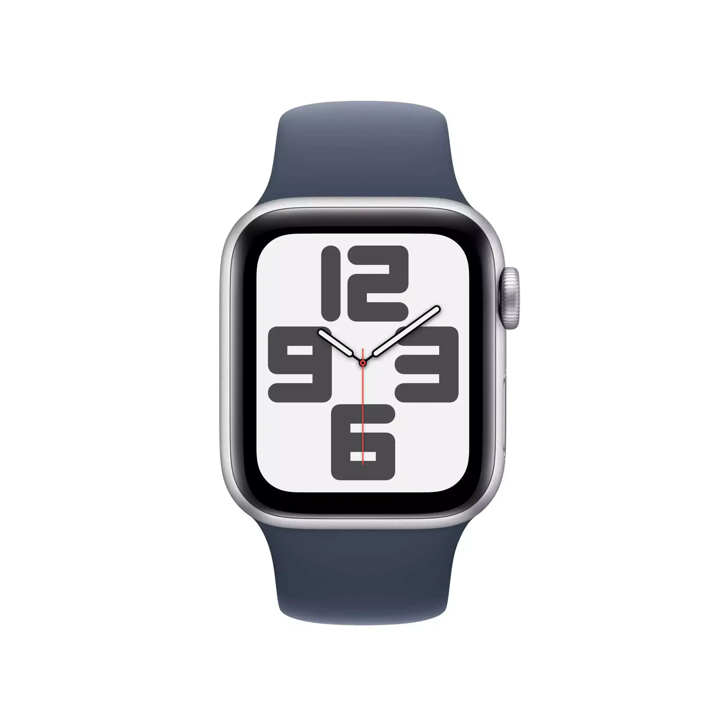 Apple Watch SE GPS 40mm Gümüş Alüminyum Kasa Fırtına Mavisi Spor Kordon M/L MRE23TU/A