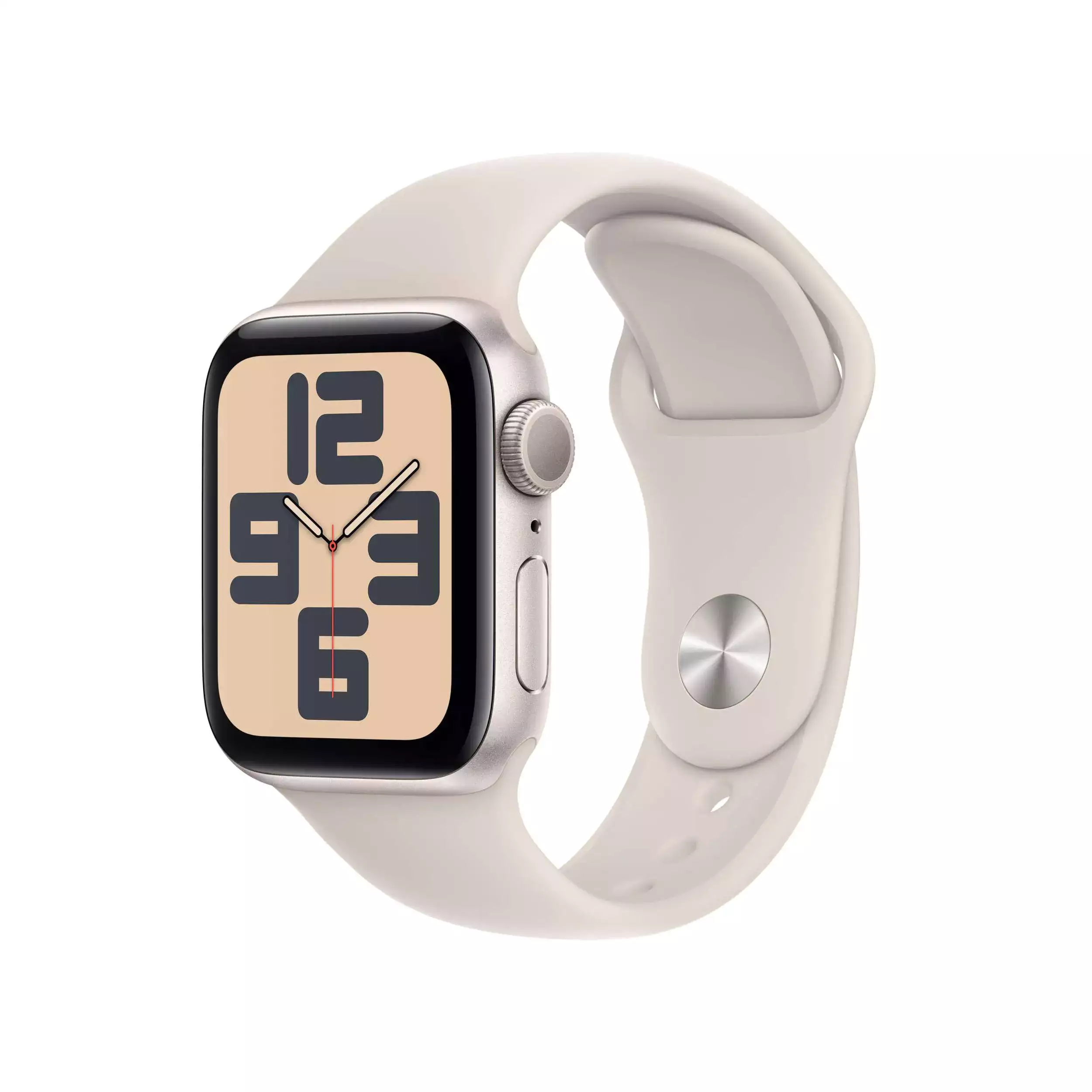 Apple Watch SE GPS 40mm Yıldız Işığı Alüminyum Kasa Yıldız Işığı Spor Kordon S/M MR9U3TU/A