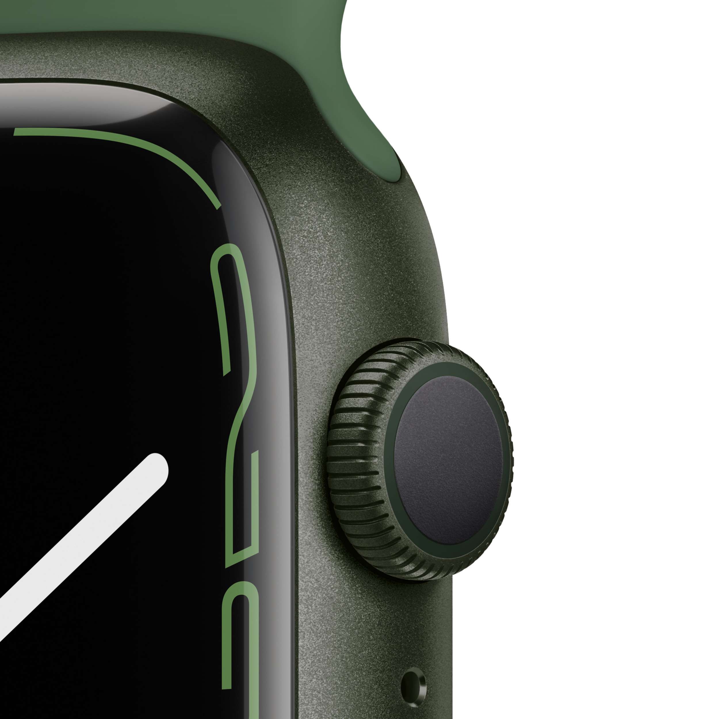 Apple Watch Series 7 GPS 45mm Yeşil Alüminyum Kasa - Yonca Spor Kordon MKN73TU/A