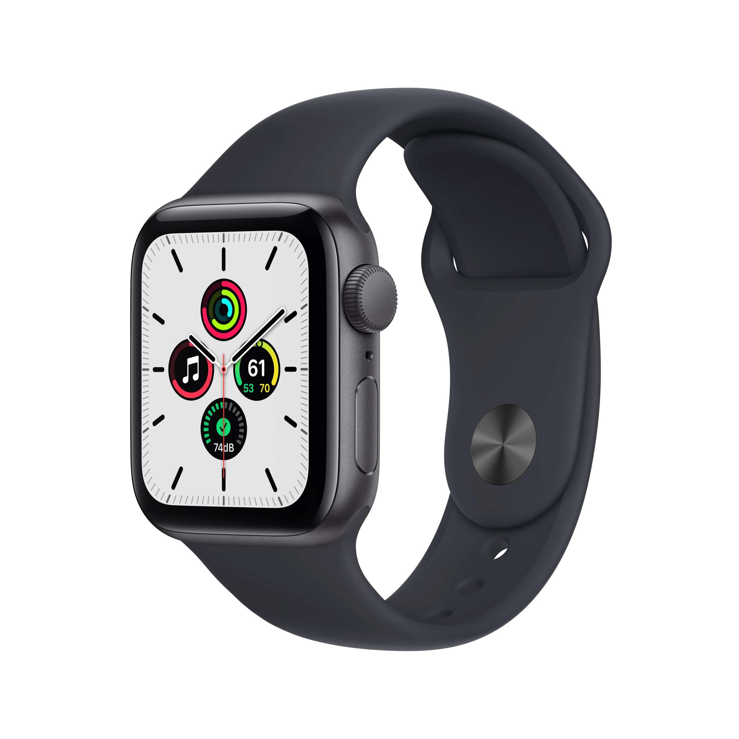 Apple Watch SE GPS 40mm Uzay Grisi Alüminyum Kasa - Gece Yarısı Spor Kordon MKQ13TU/A