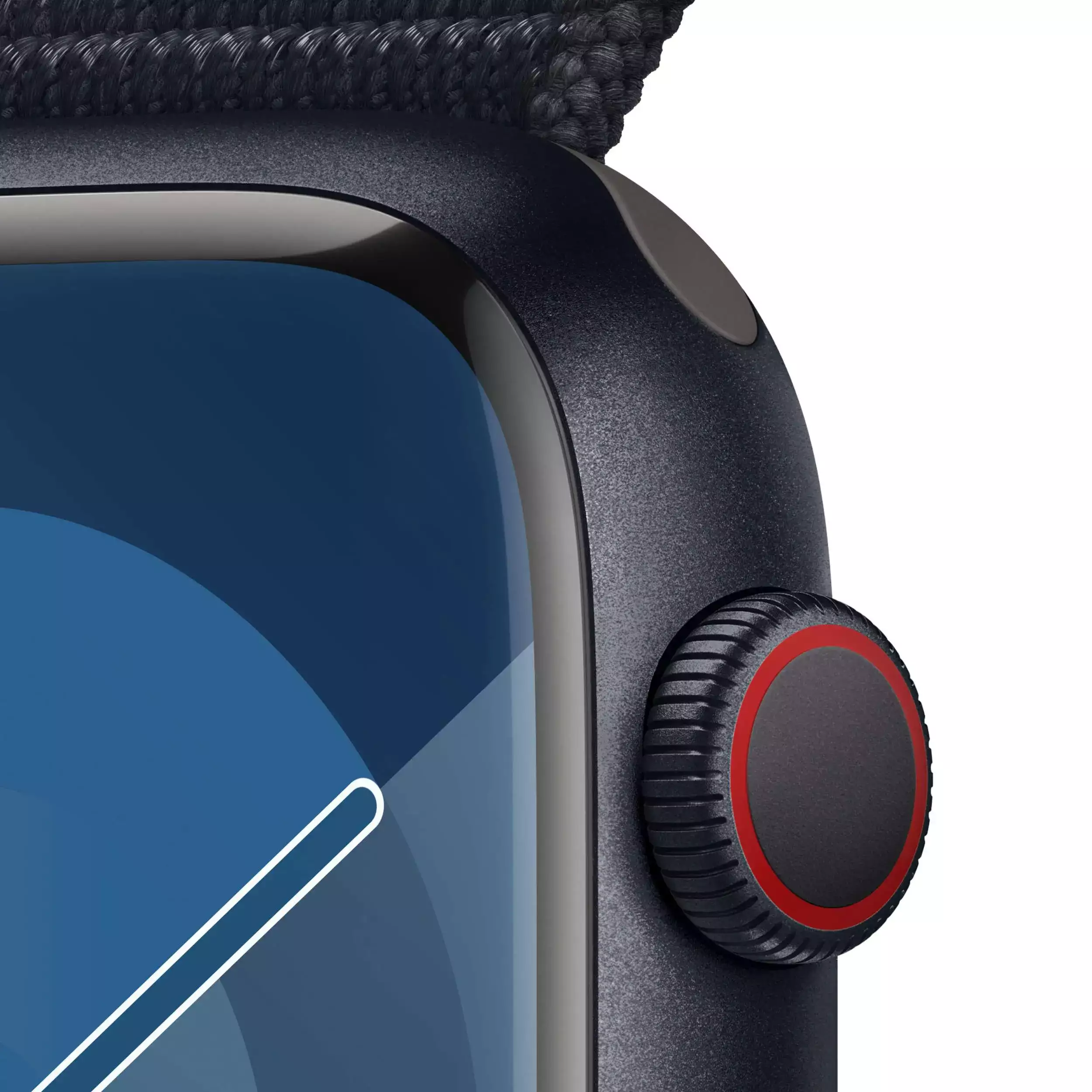 Apple Watch Series 9 GPS + Cellular 45mm Gece Yarısı Alüminyum Kasa Gece Yarısı Spor Loop MRMF3TU/A