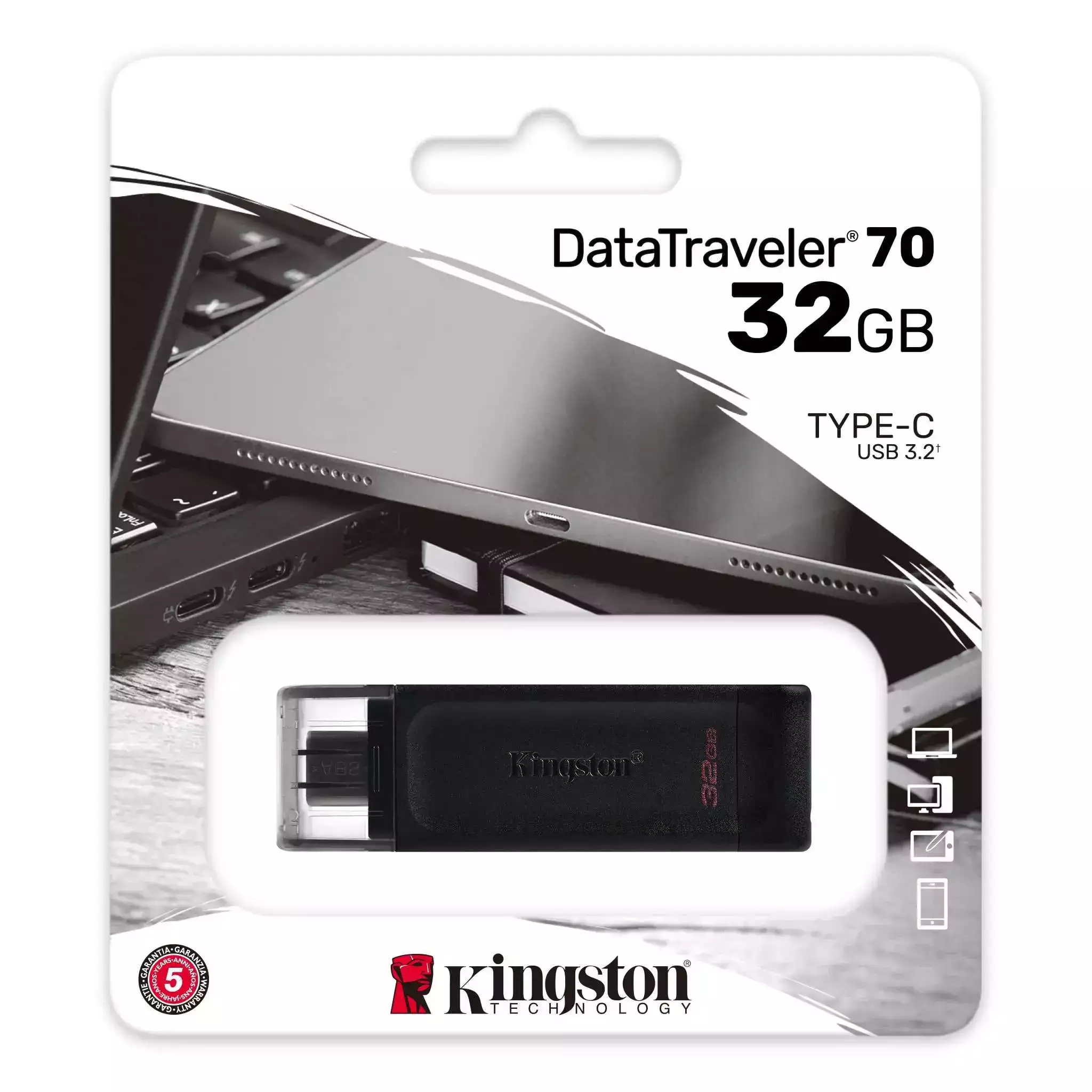 Kingston 32GB DataTraveler 70 DT70/32GB
