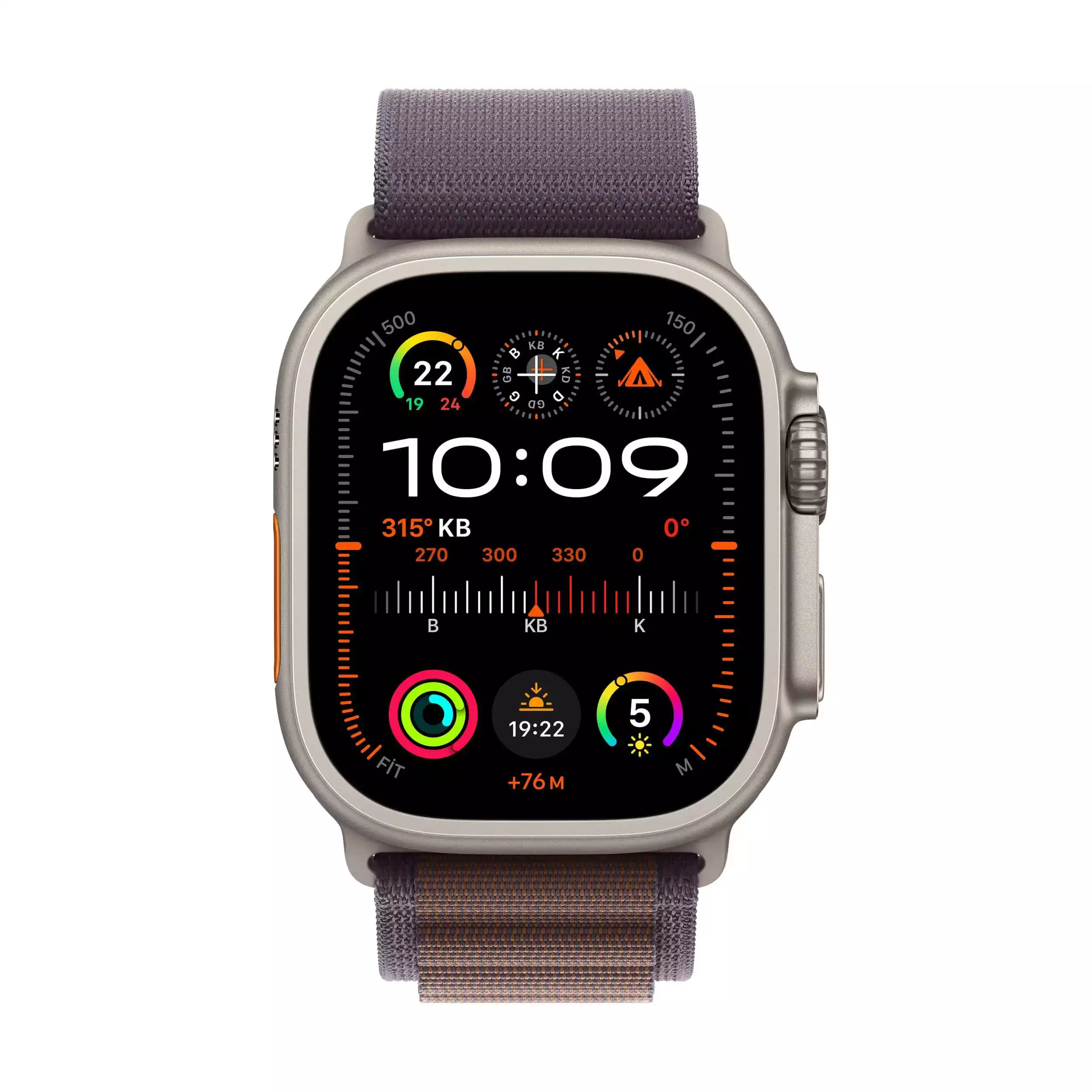 Apple Watch Ultra 2 GPS + Cellular 49mm Titanyum Kasa Indigo Alpine Loop L MREW3TU/A