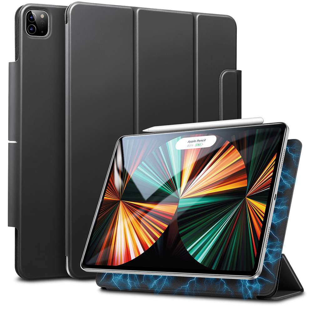 ESR iPad Pro 12.9 (5.nesil) Kılıf Rebound Magnetic Siyah