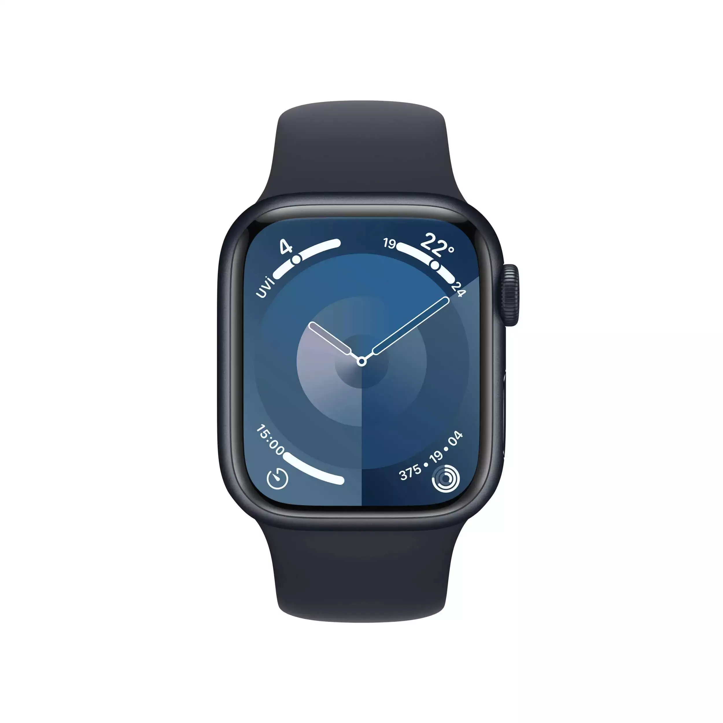 Apple Watch Series 9 GPS + Cellular 41mm Gece Yarısı Alüminyum Kasa Gece Yarısı Spor Kordon S/M MRHR3TU/A
