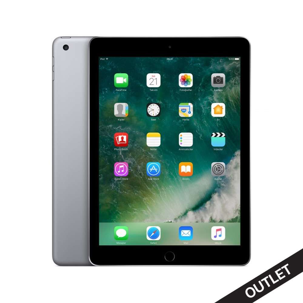 iPad 9.7 inç  Wi-Fi + Cellular 128GB Uzay Grisi MP2D2TU/A-Teşhir