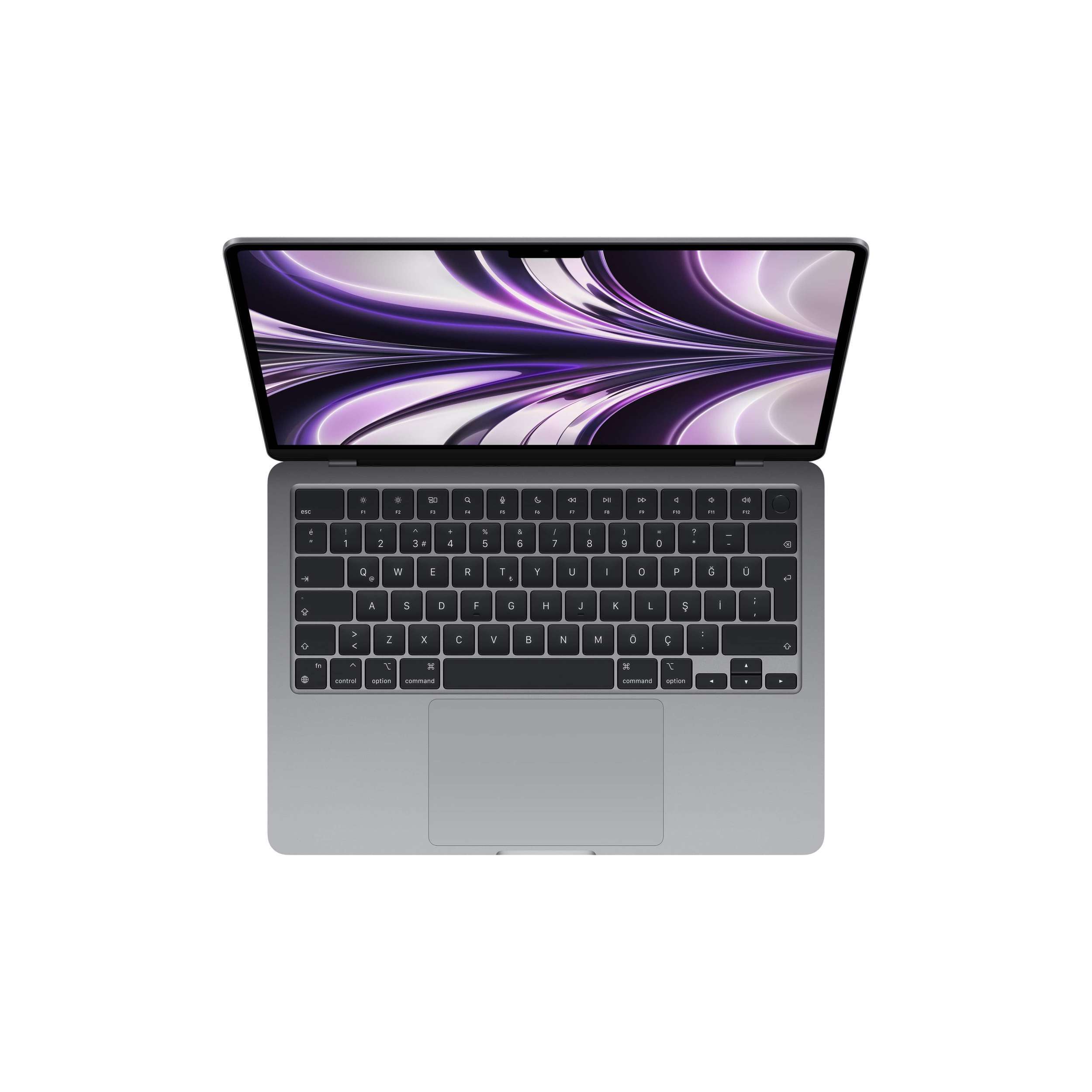 MacBook Air 13.6 inc M2 8CPU 8GPU 16GB 256GB Uzay Grisi Z15S00120-Teşhir