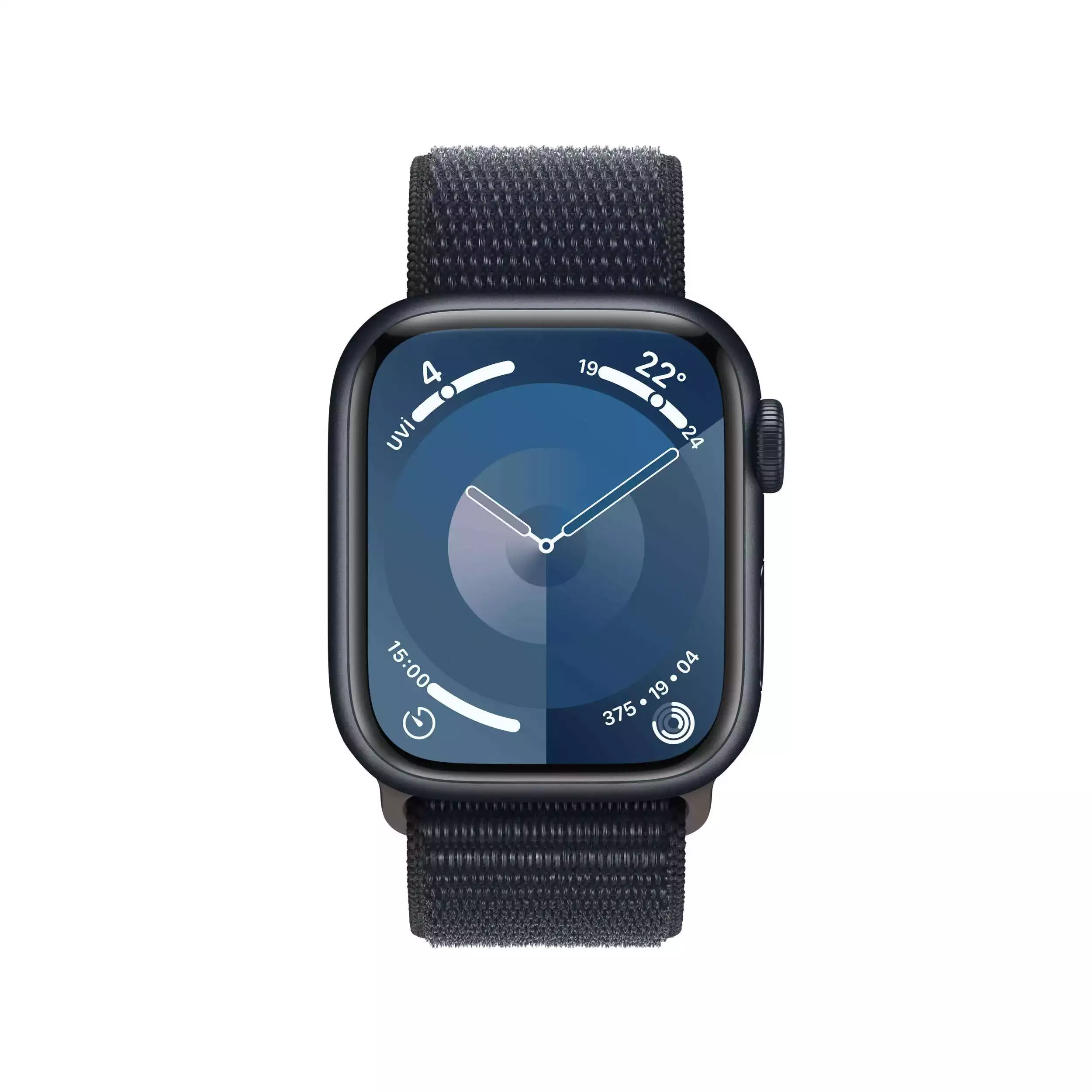 Apple Watch Series 9 GPS 41mm Gece Yarısı Alüminyum Kasa Gece Yarısı Spor Loop MR8Y3TU/A