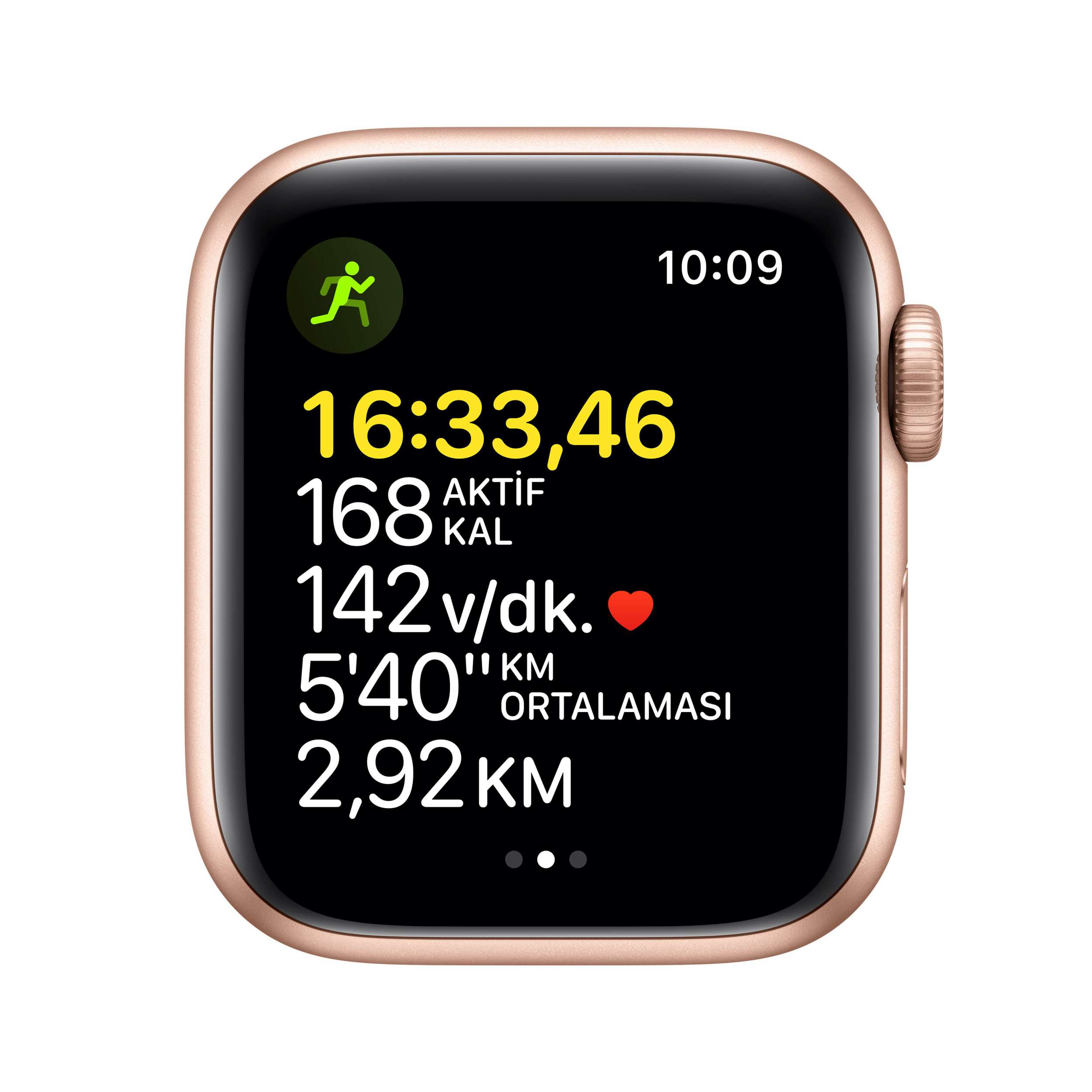 Apple Watch SE GPS 40mm Altın Alüminyum Kasa - Yıldız Işığı Spor Kordon MKQ03TU/A