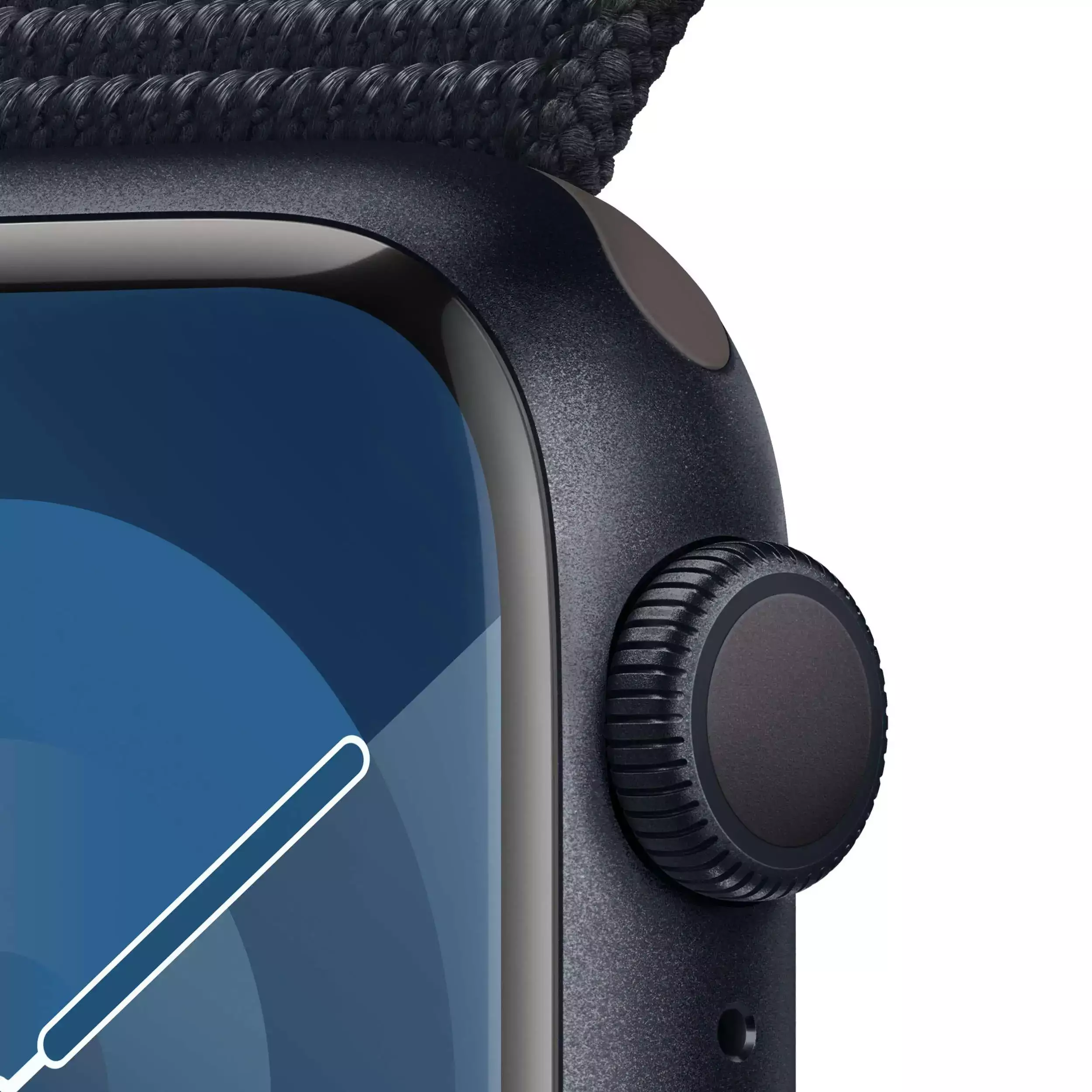 Apple Watch Series 9 GPS 41mm Gece Yarısı Alüminyum Kasa Gece Yarısı Spor Loop MR8Y3TU/A