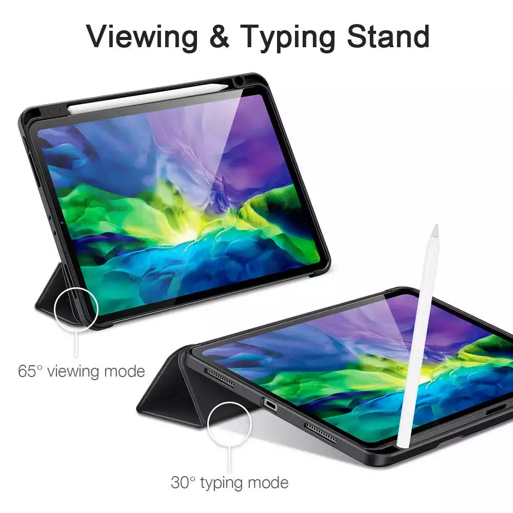 iPad Pro 11 (2.nesil) için ESR Kılıf Rebound Pencil Siyah 4894240108659