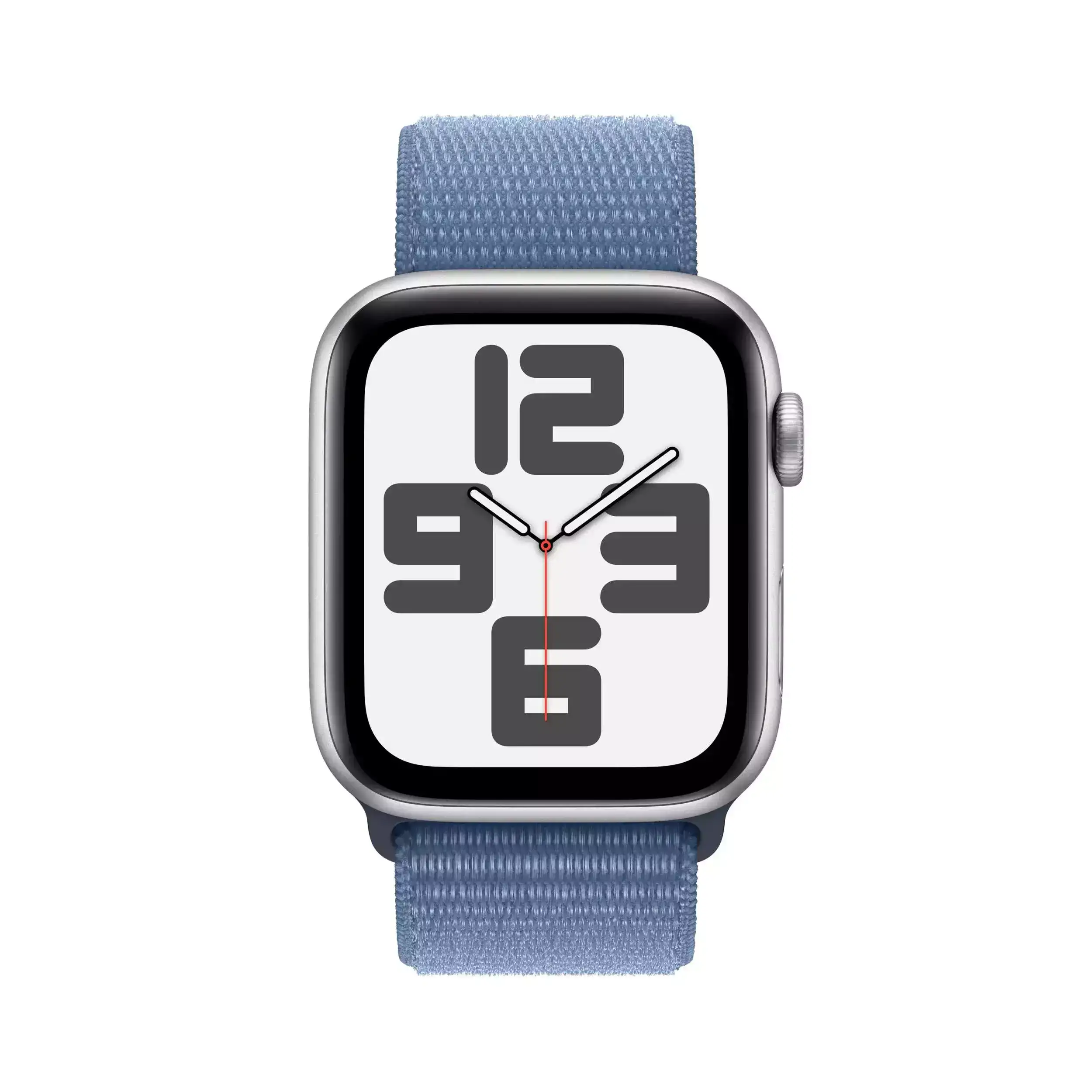 Apple Watch SE GPS 44mm Gümüş Alüminyum Kasa Buz Mavisi Spor Loop MREF3TU/A