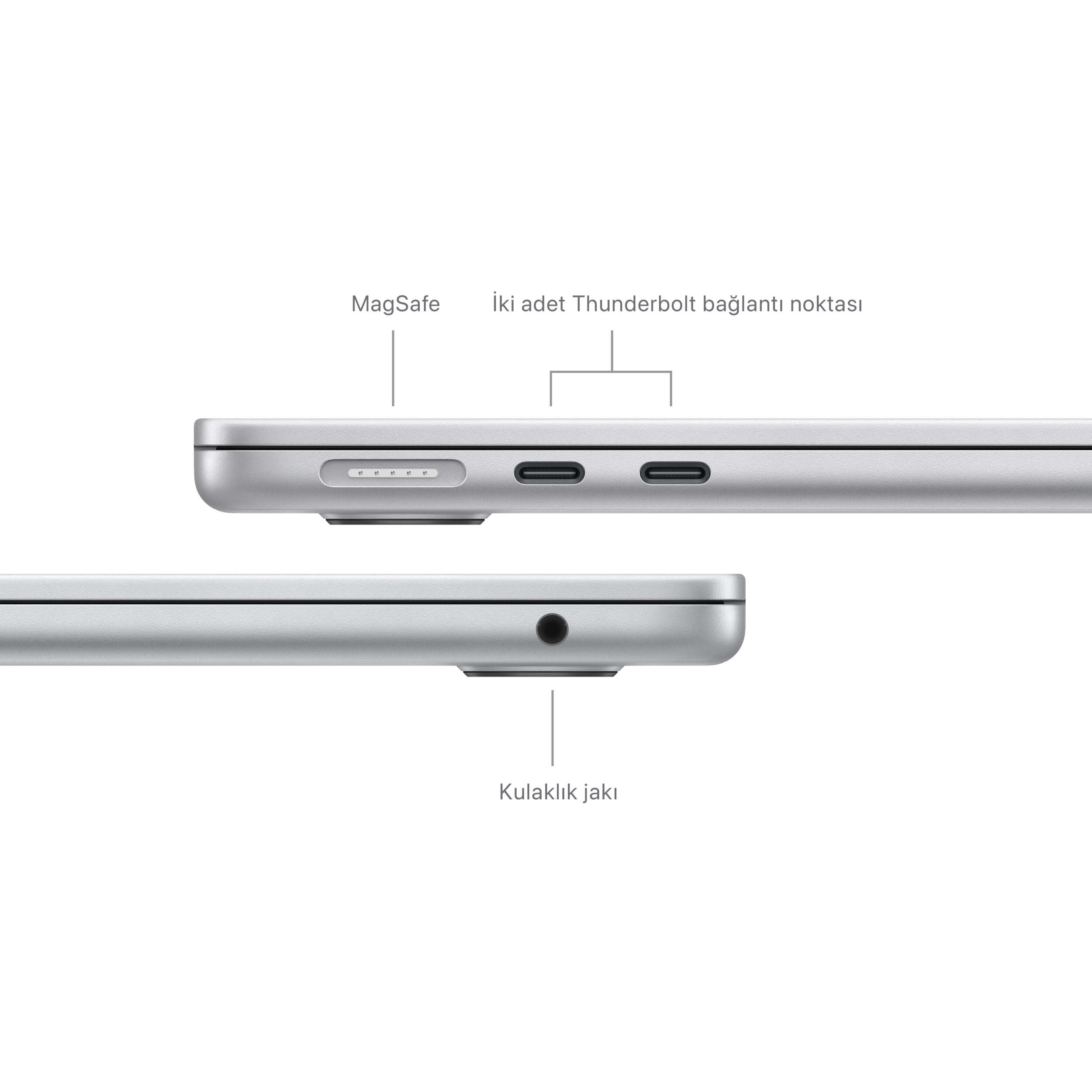  MacBook Air 13.6 inc M3 8CPU 8GPU 8GB 256GB Gümüş MRXQ3TU/A