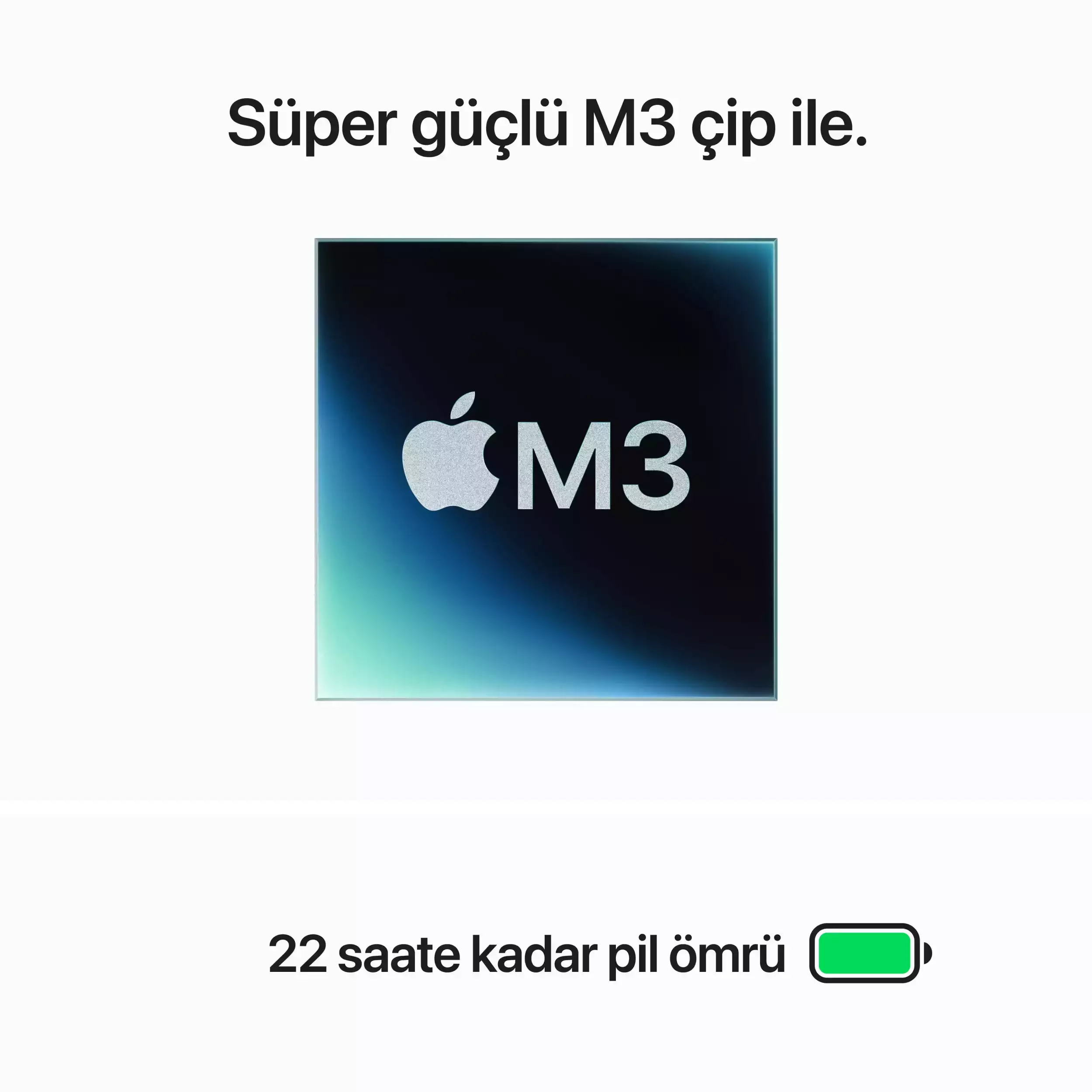 MacBook Pro 14 inc M3 8CPU 10GPU 8GB 512GB Gümüş MR7J3TU/A-Teşhir