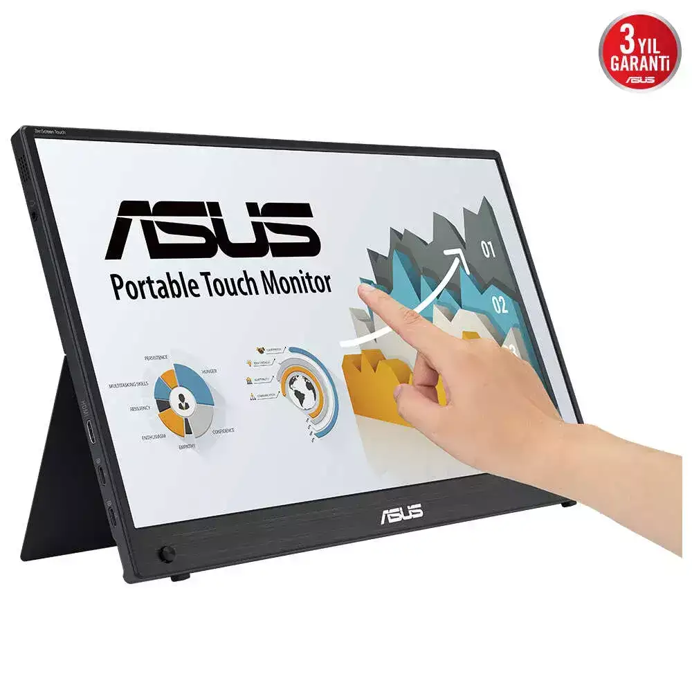 Asus ZenScreen Touch 15.6 inç Taşınabilir Monitör IPS MB16AHT