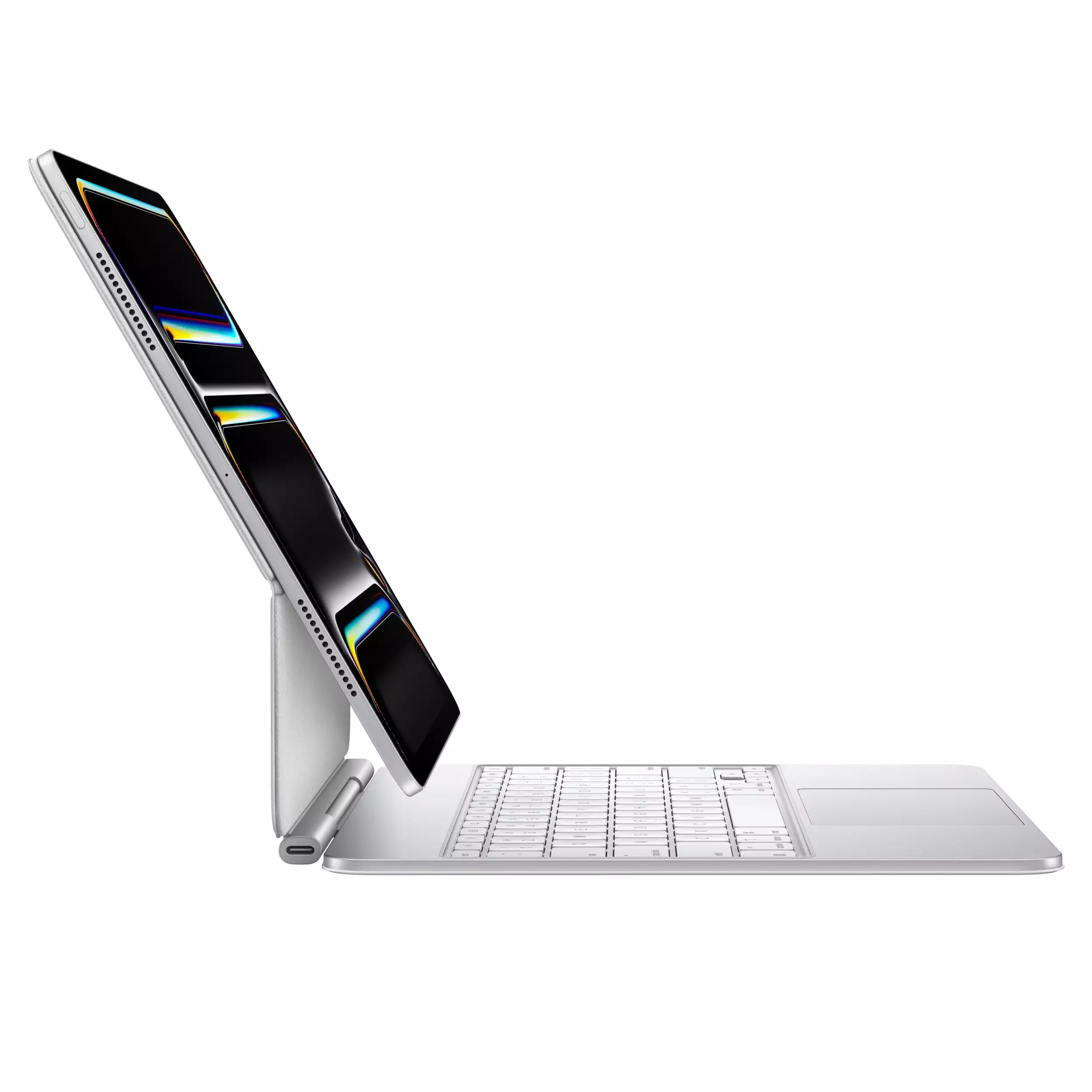 Magic Keyboard for iPad Pro 11‑inch (M4) Türkçe-Q Beyaz MWR03TQ/A