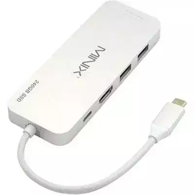 Minix 240GB SSD'li USB-C Çoklayıcı Gümüş MINIXNEO-S2SI