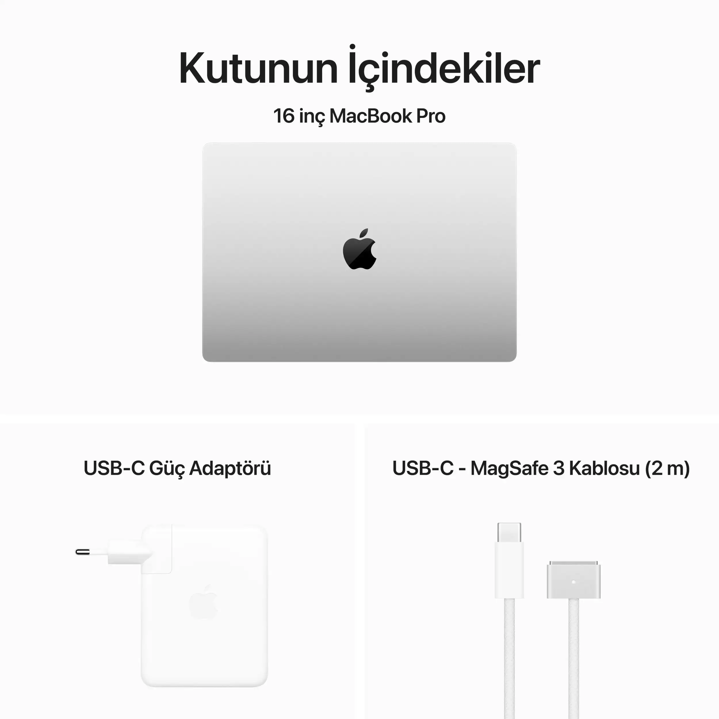 MacBook Pro 16 inc M3 Pro 12CPU 18GPU 36GB 512GB Gümüş MRW63TU/A