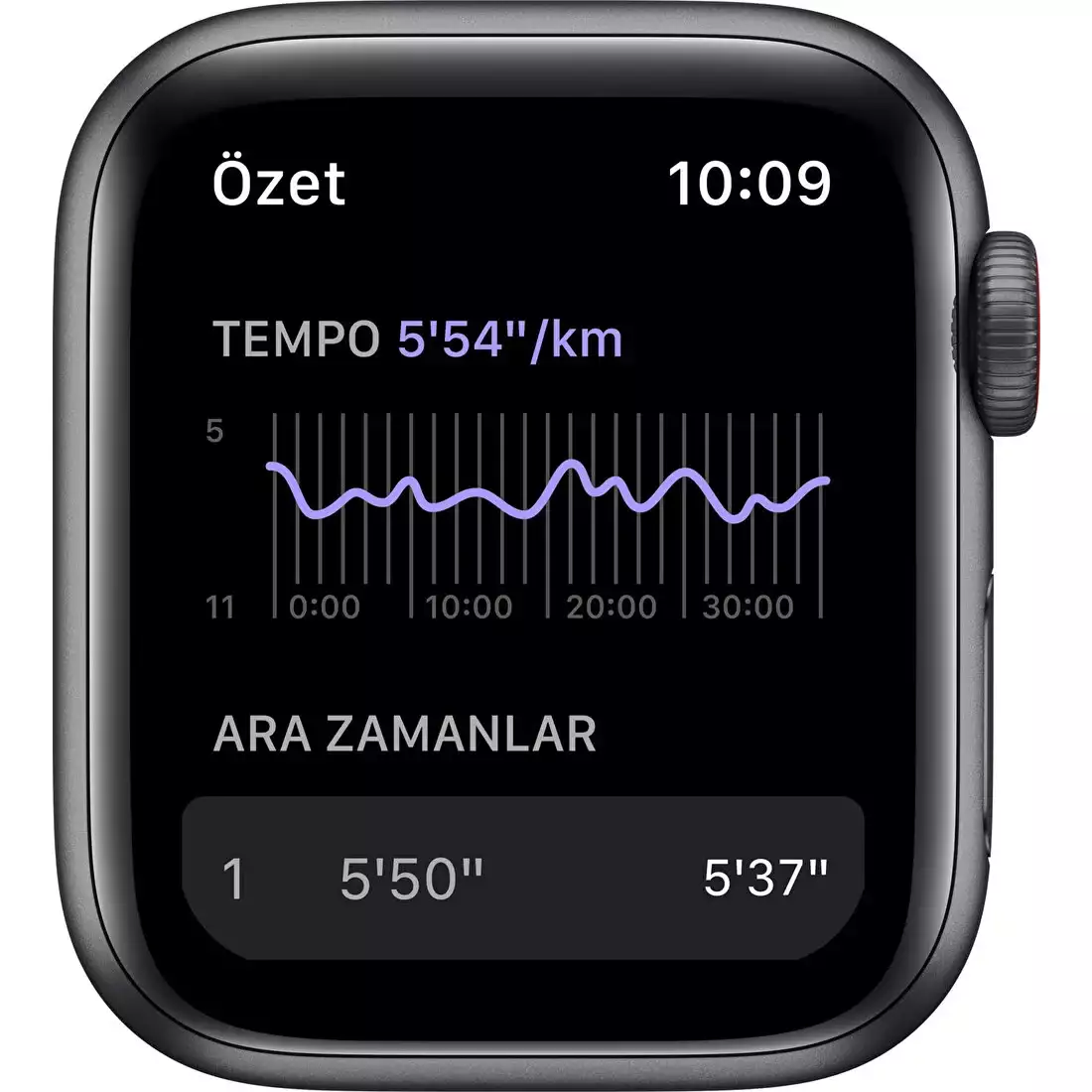 Apple Watch Nike SE GPS 40mm Uzay Grisi Alüminyum Kasa - Antrasit Siyah Spor Kordon MKR53TU/A-Teşhir