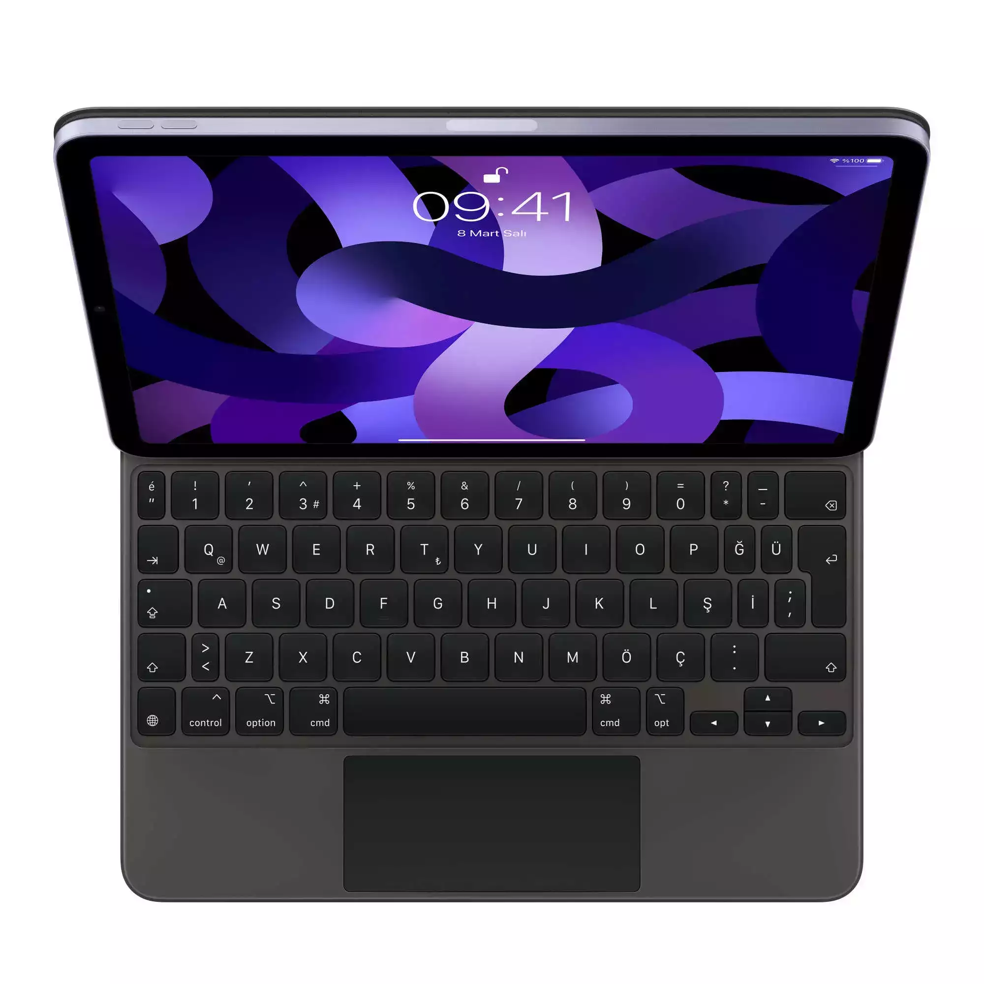 iPad Air (5. nesil ) ve 11 inç iPad Pro (4. nesil) için Magic Keyboard Türkçe Q Klavye MXQT2TQ/A