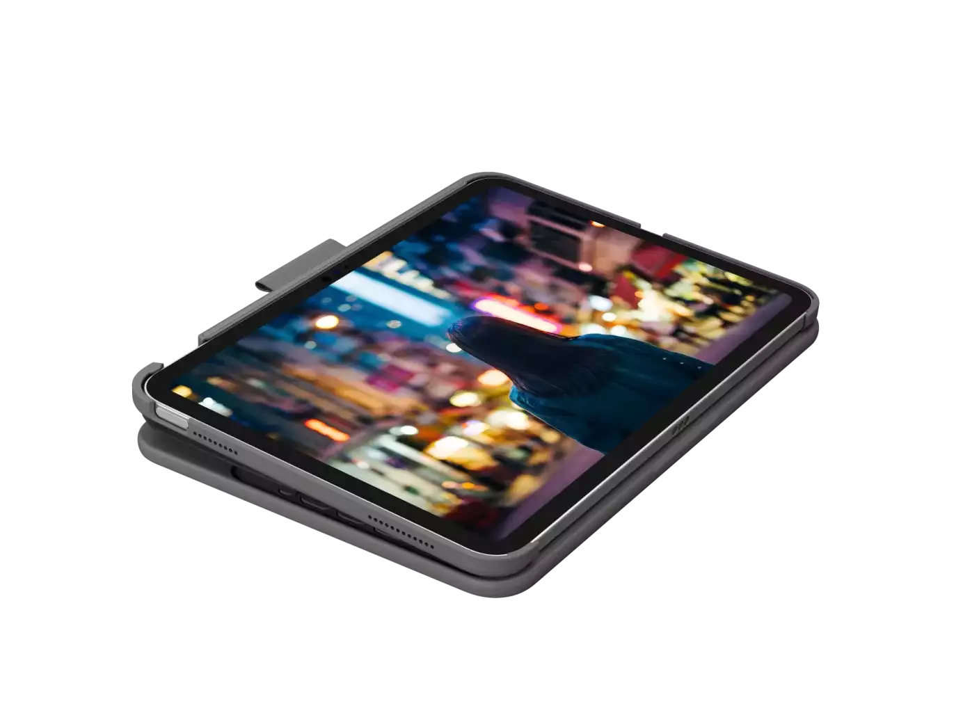 iPad 10.9 (10.nesil) için Logitech Slim Folio Klavye Türkçe Gri 920-011415