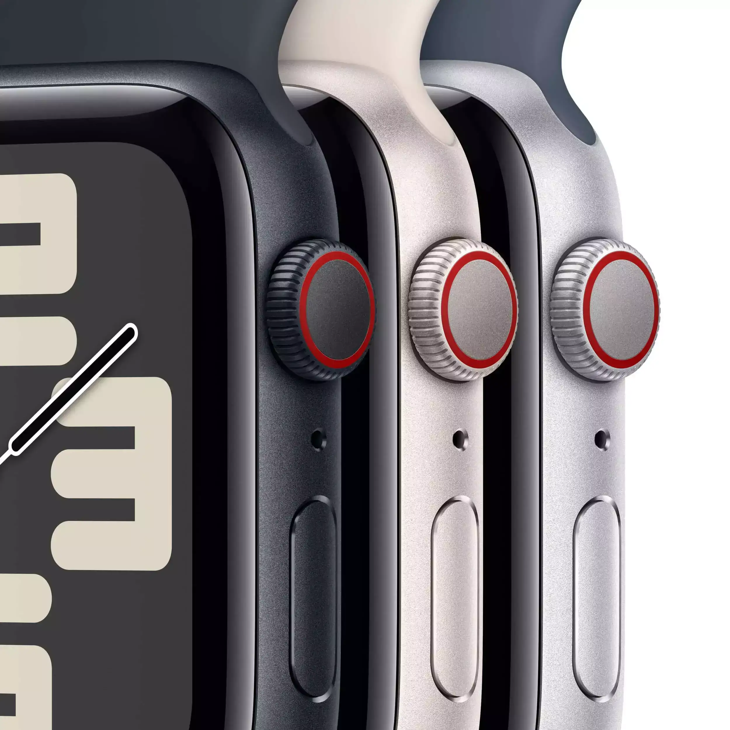Apple Watch SE GPS + Cellular 40mm Yıldız Işığı Alüminyum Kasa Yıldız Işığı Spor Kordon S/M MRFX3TU/A