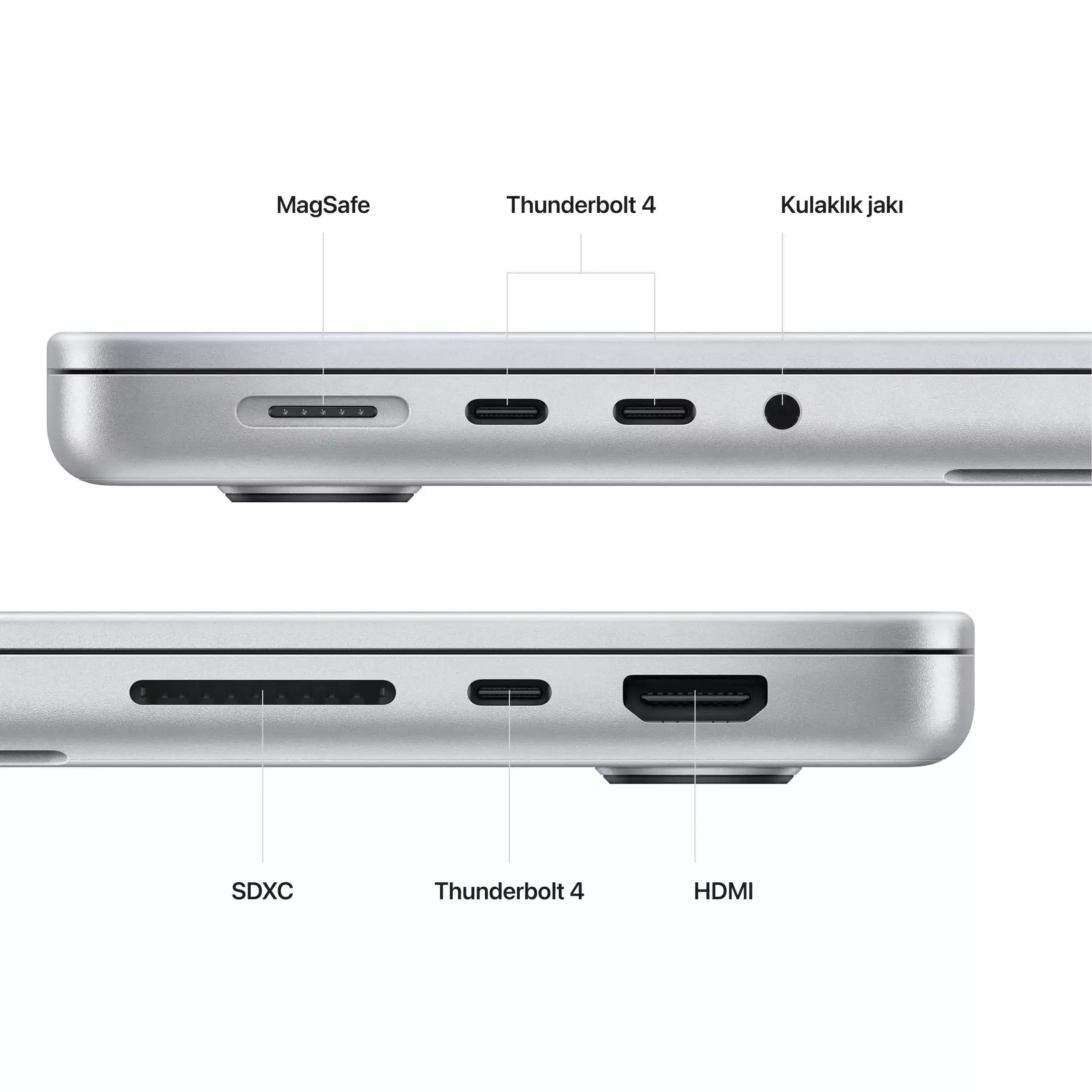 MacBook Pro 14 inc M2 Max 12CPU 30GPU 32GB 1TB Gümüş MPHK3TU/A