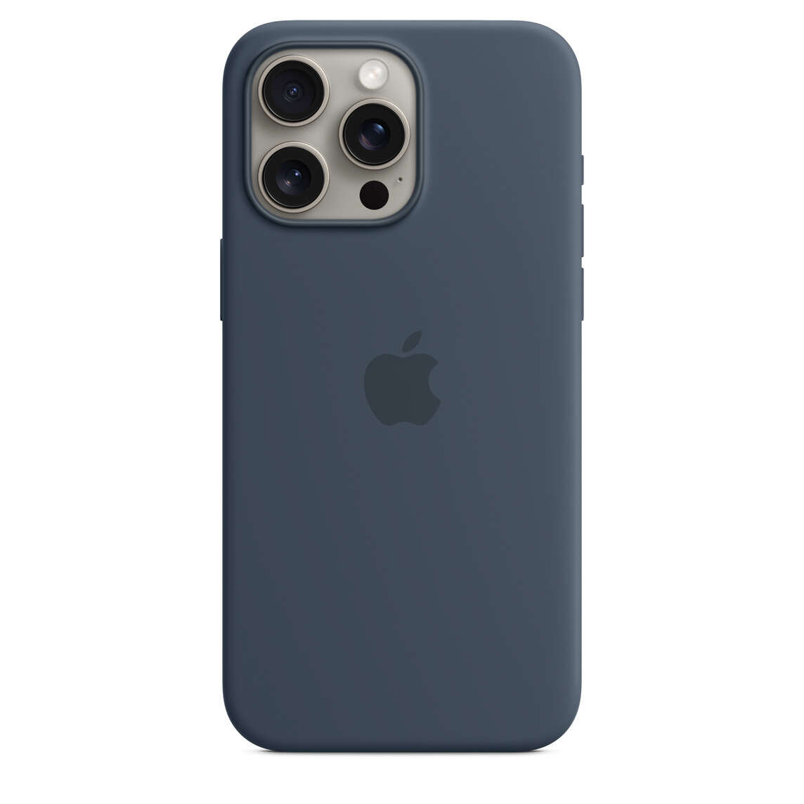 iPhone 15 Pro Max Silikon Kılıf Yıldırım Mavisi MT1P3ZM/A-Teşhir