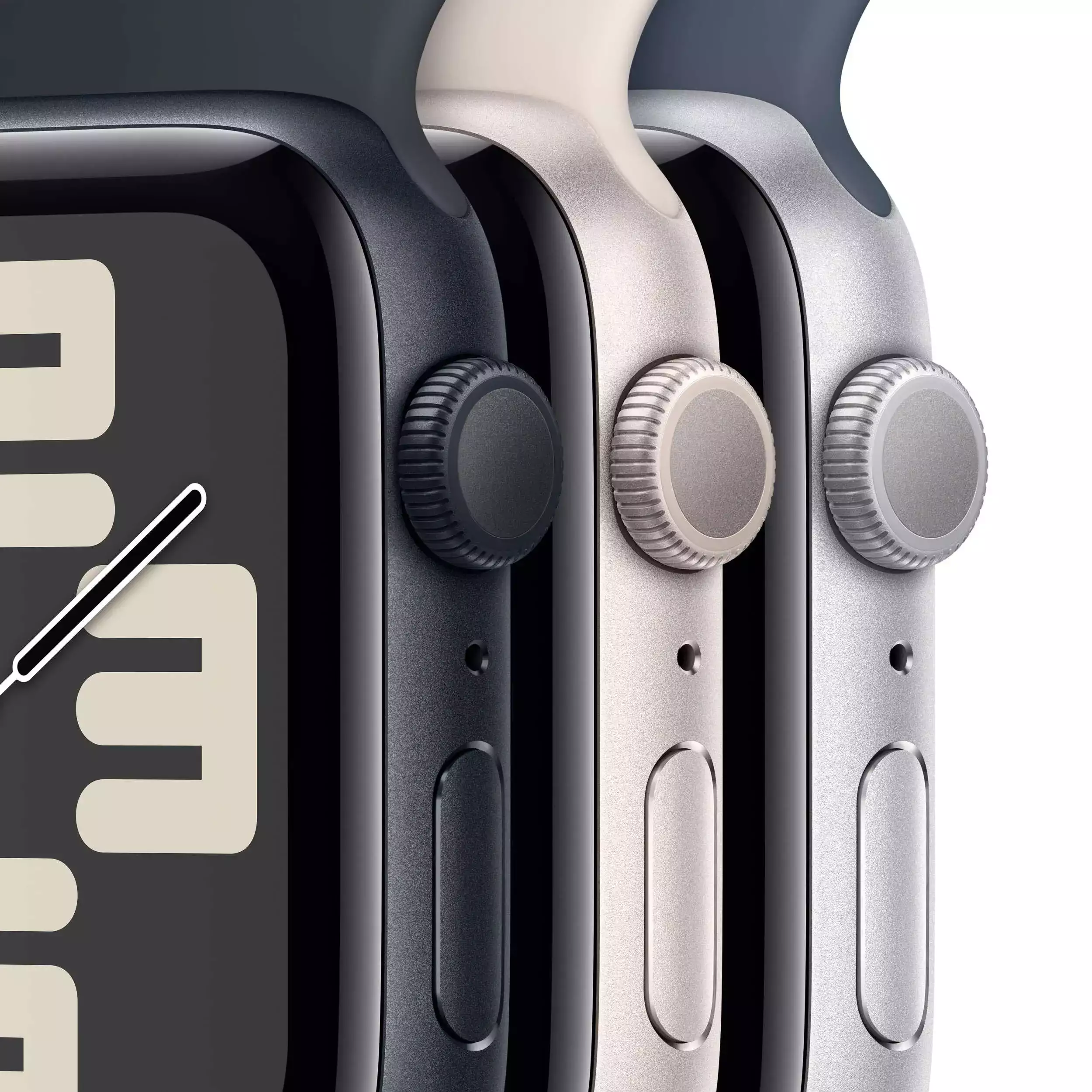 Apple Watch SE GPS 40mm Gece Yarısı Alüminyum Kasa Gece Yarısı Spor Kordon M/L MR9Y3TU/A
