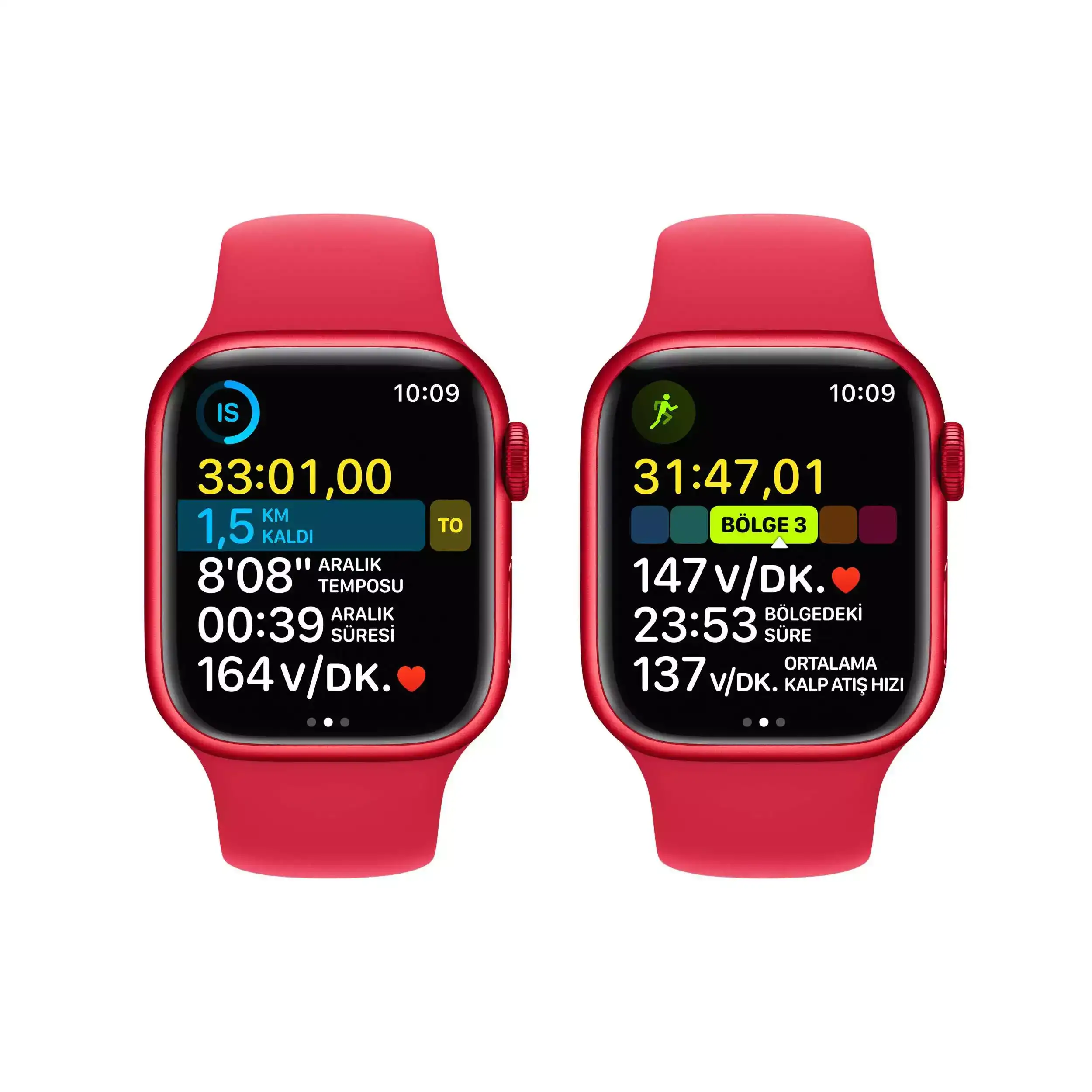 Apple Watch Series 8 GPS 41mm (PRODUCT)RED Alüminyum Kasa - (PRODUCT)RED Spor Kordon MNP73TU/A