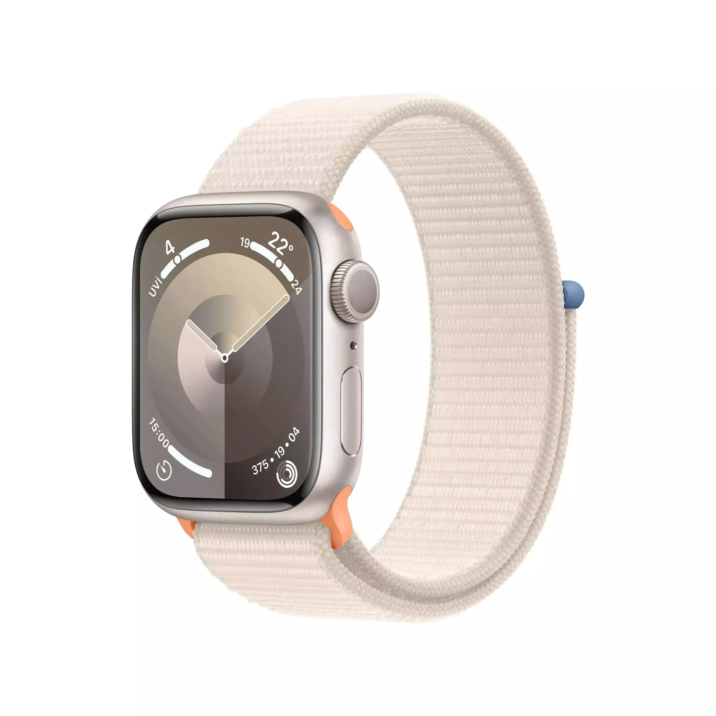 Apple Watch Series 9 GPS 41mm Yıldız Işığı Alüminyum Kasa Yıldız Işığı Spor Loop MR8V3TU/A