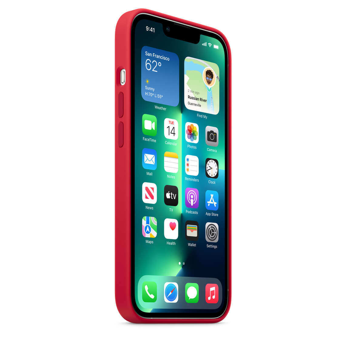 iPhone 13 Pro Silikon Kılıf (PRODUCT)RED MM2L3ZM/A-Teşhir