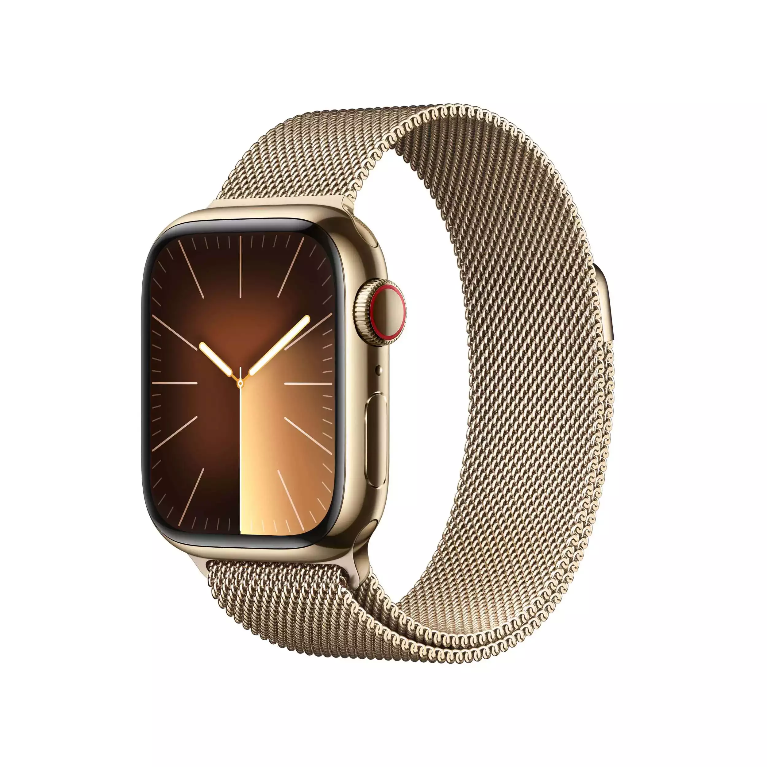Apple Watch Series 9 GPS + Cellular 41mm Altın Paslanmaz Çelik Kasa Altın Milano Loop MRJ73TU/A