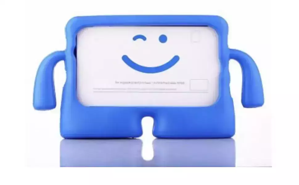 Apple iPad ile uyumlu (7. 8. 9. Nesil) 10.2 inç için Yüksek Korumalı Standlı Çocuk Tablet Kılıfı Mavi 8680436249321