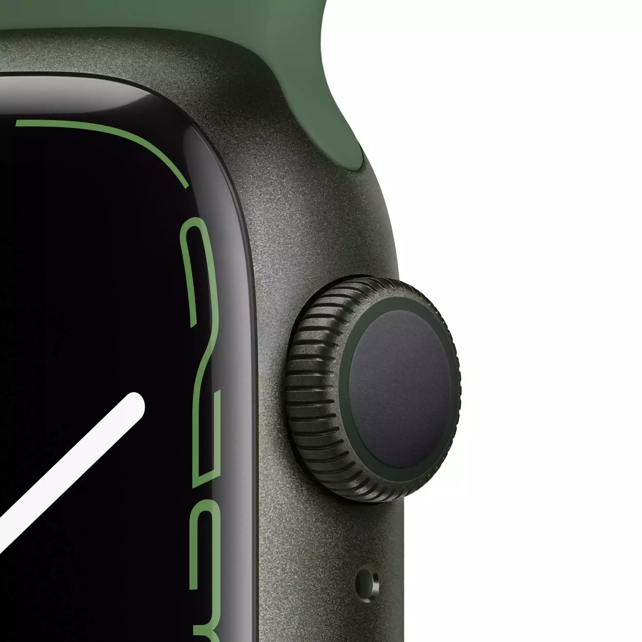 Apple Watch Series 7 GPS 41mm Yeşil Alüminyum Kasa - Yonca Spor Kordon MKHT3TU/A-Teşhir