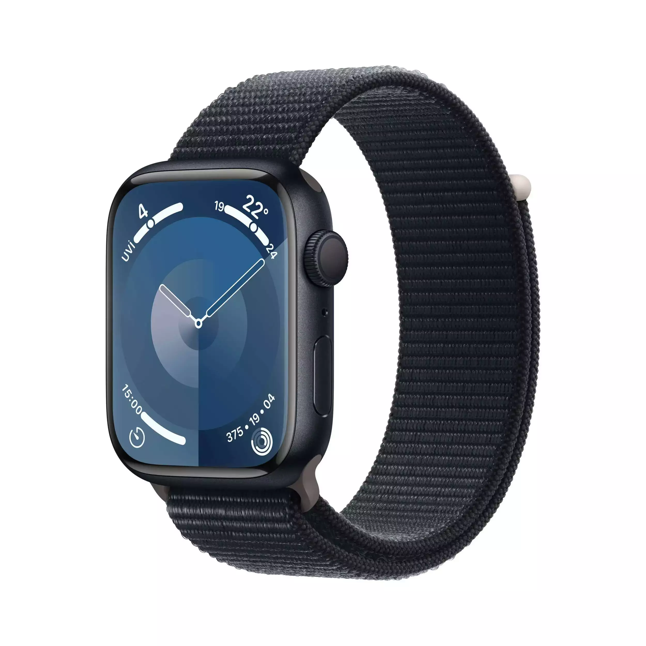 Apple Watch Series 9 GPS 45mm Gece Yarısı Alüminyum Kasa Gece Yarısı Spor Loop MR9C3TU/A