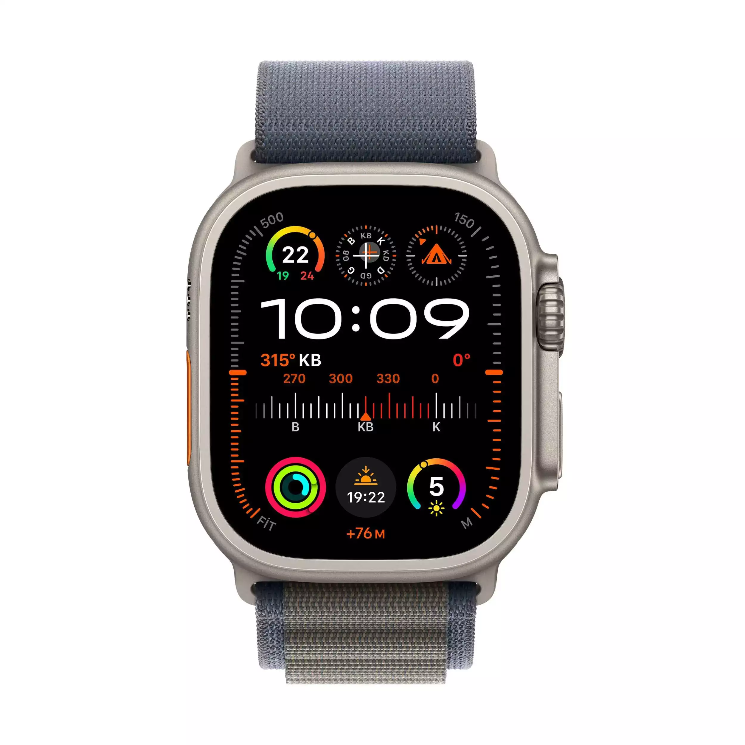 Apple Watch Ultra 2 GPS + Cellular 49mm Titanyum Kasa Mavi Alpine Loop M MREP3TU/A