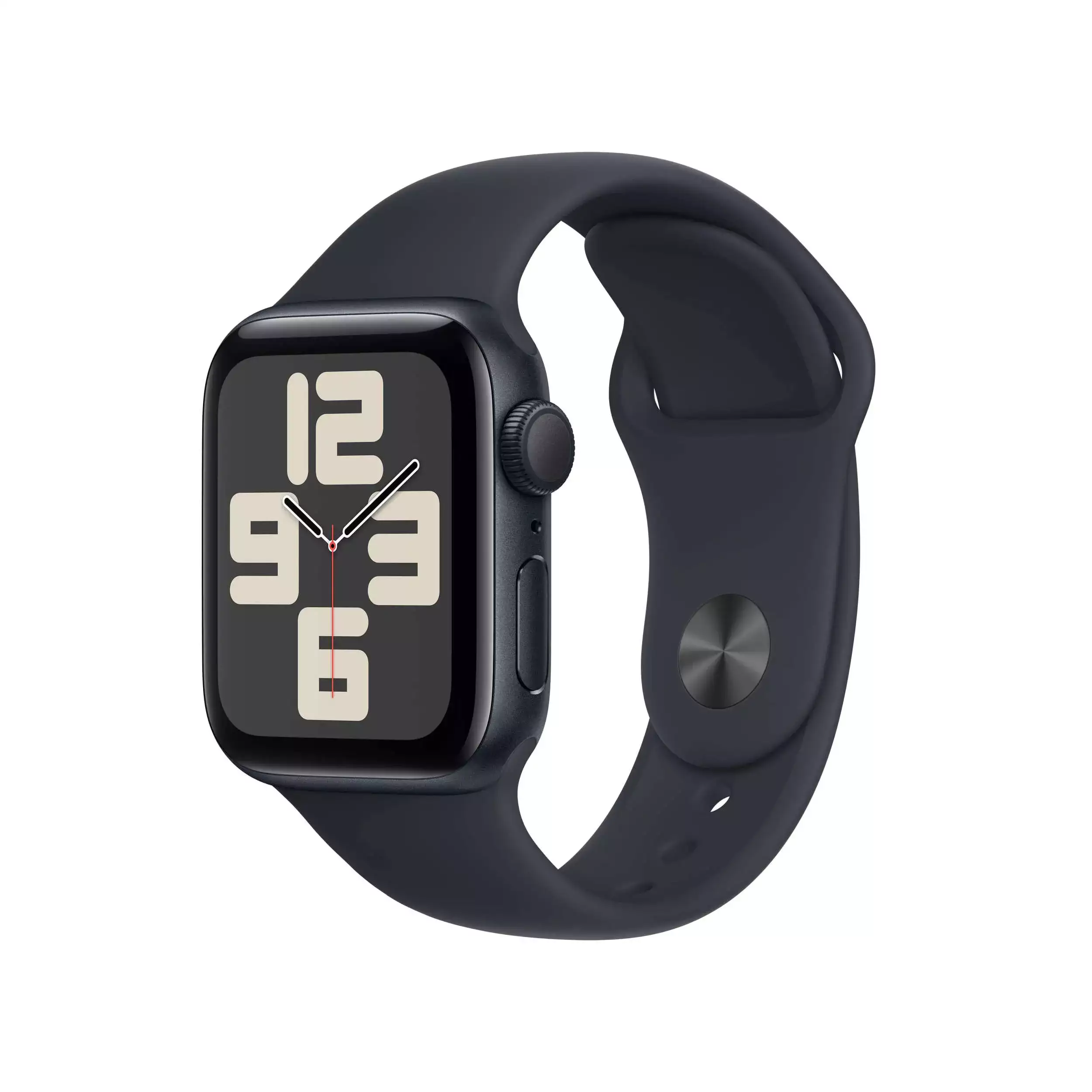 Apple Watch SE GPS 40mm Gece Yarısı Alüminyum Kasa Gece Yarısı Spor Kordon S/M MR9X3TU/A