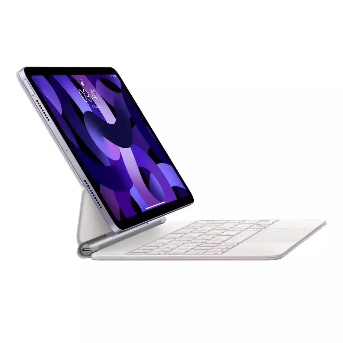 11 inç iPad Pro (4. nesil) ve iPad Air (5. nesil) için Magic Keyboard İngilizce Klavye Beyaz MJQJ3TZ/A