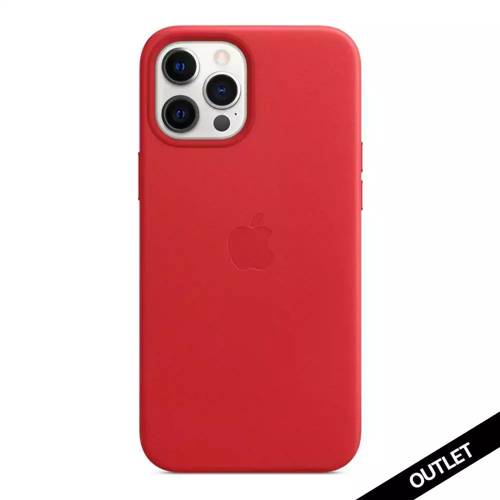 iPhone 12 Pro Max için MagSafe Deri Kılıf Scarlet MHKJ3ZM/A-Teşhir