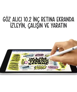 iPad 10.2 inç Wi-Fi + Cellular 64GB Gümüş MK493TU/A -4