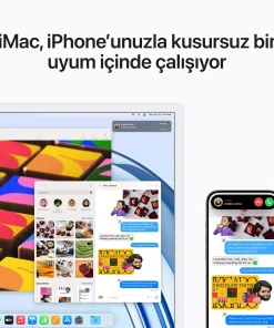 iMac 24 inc 4.5K M3 8CPU 10GPU 8GB 256GB Gümüş MQRJ3TU/A -7