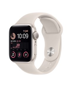 Apple Watch SE GPS 40mm Yıldız Işığı Alüminyum Kasa - Yıldız Işığı Spor Kordon MNJP3TU/A-Teşhir -2